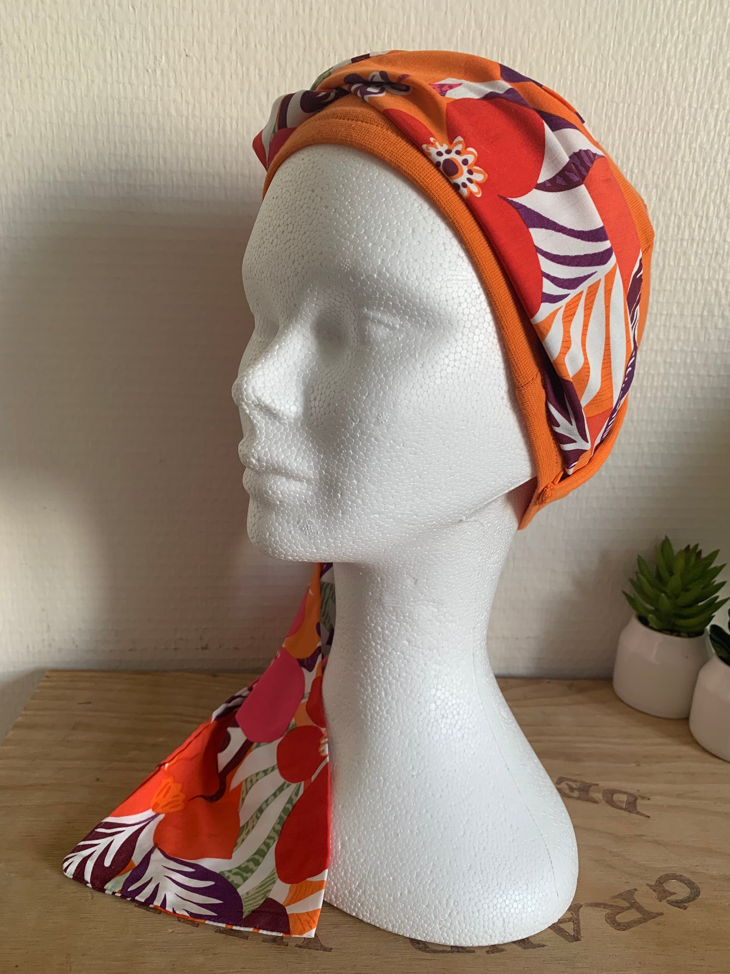 Sublimant N63 Bonnet de Chimio et son foulard