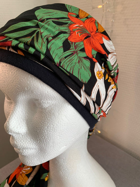 Sublimant 38.N Ensemble bonnet de chimiothérapie/ Alopécie et son foulard