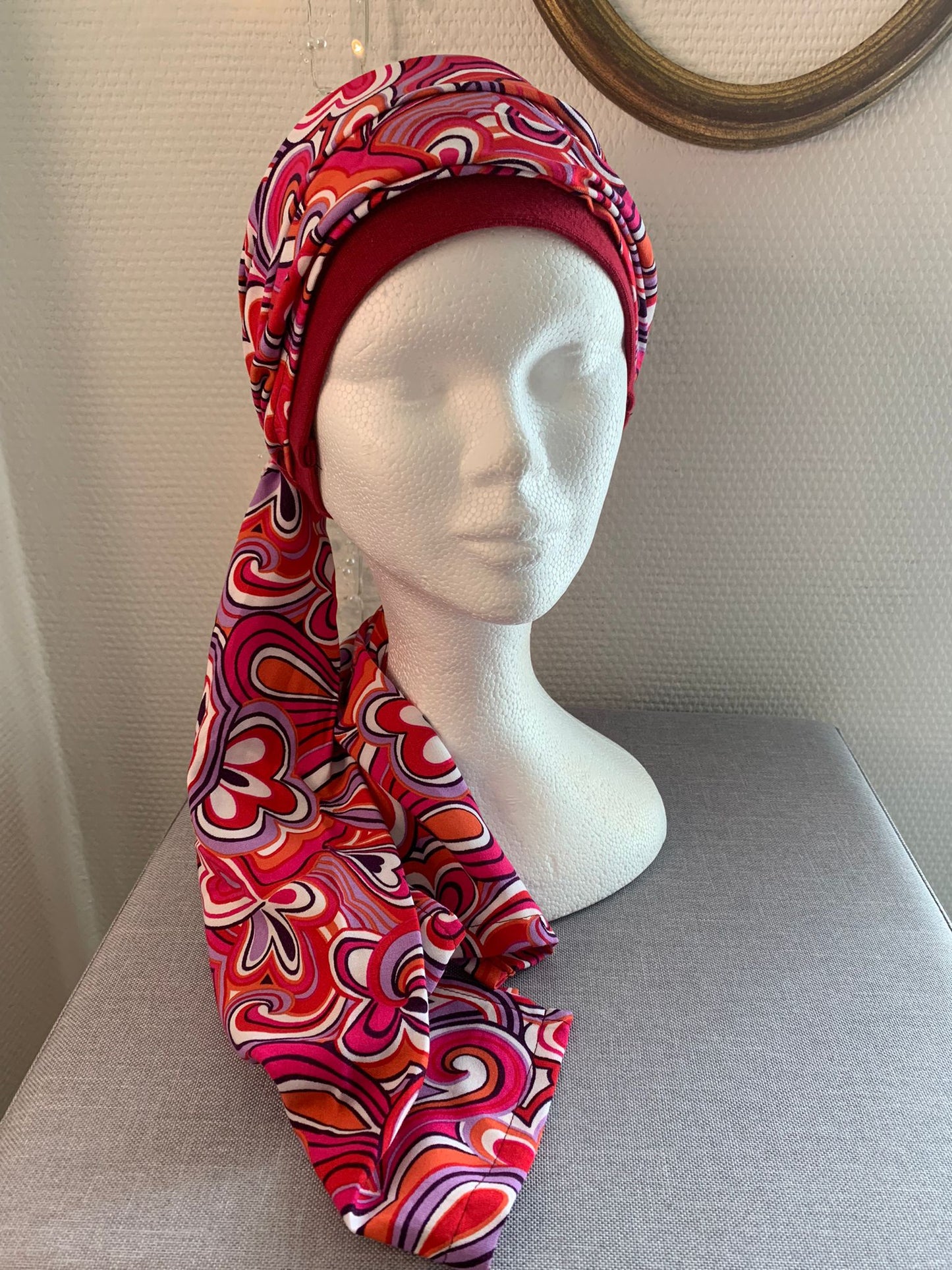 Sublimant 39.G Ensemble bonnet de chimiothérapie/ Alopécie et son foulard