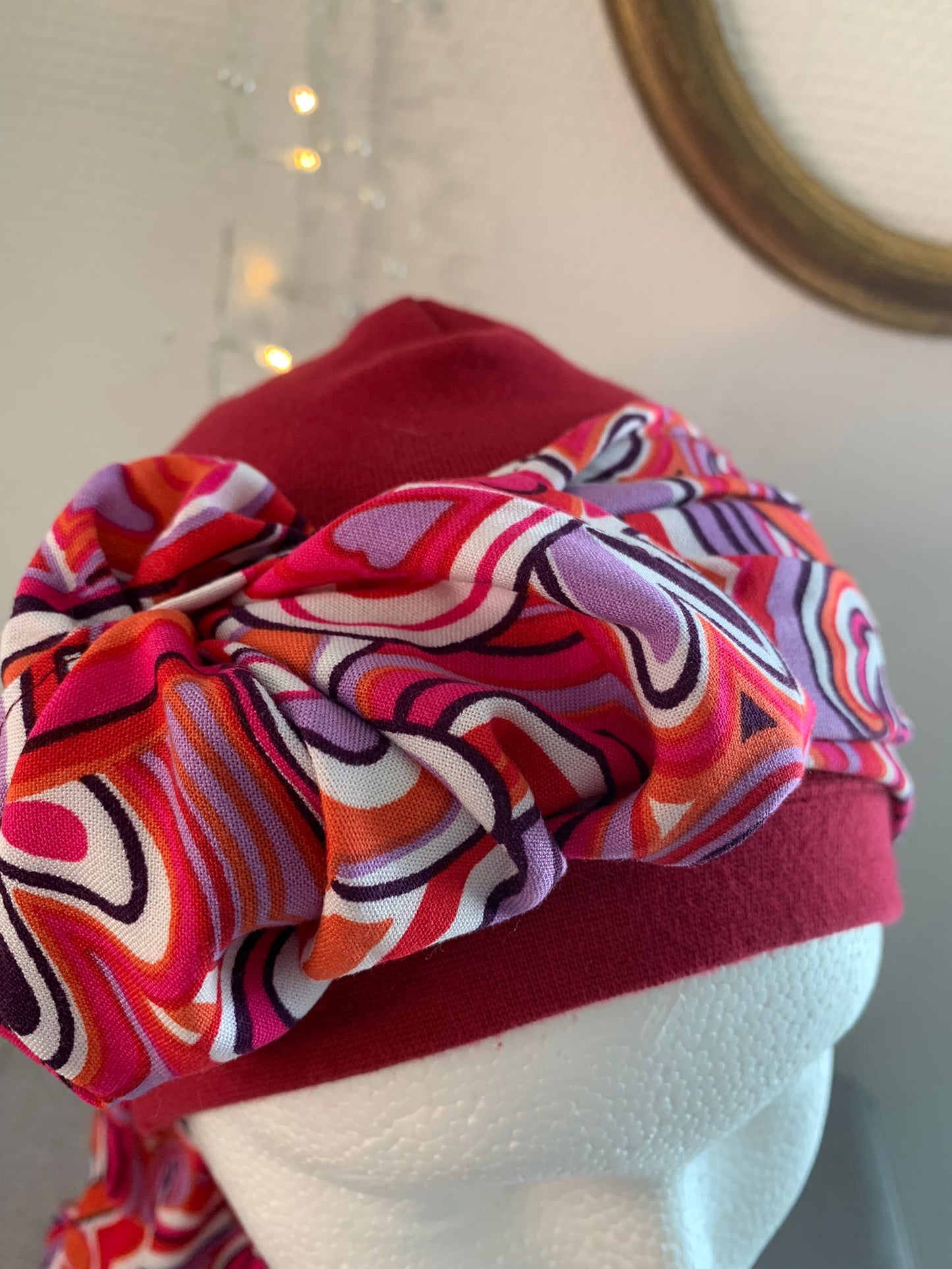 Sublimant 39.G Ensemble bonnet de chimiothérapie/ Alopécie et son foulard