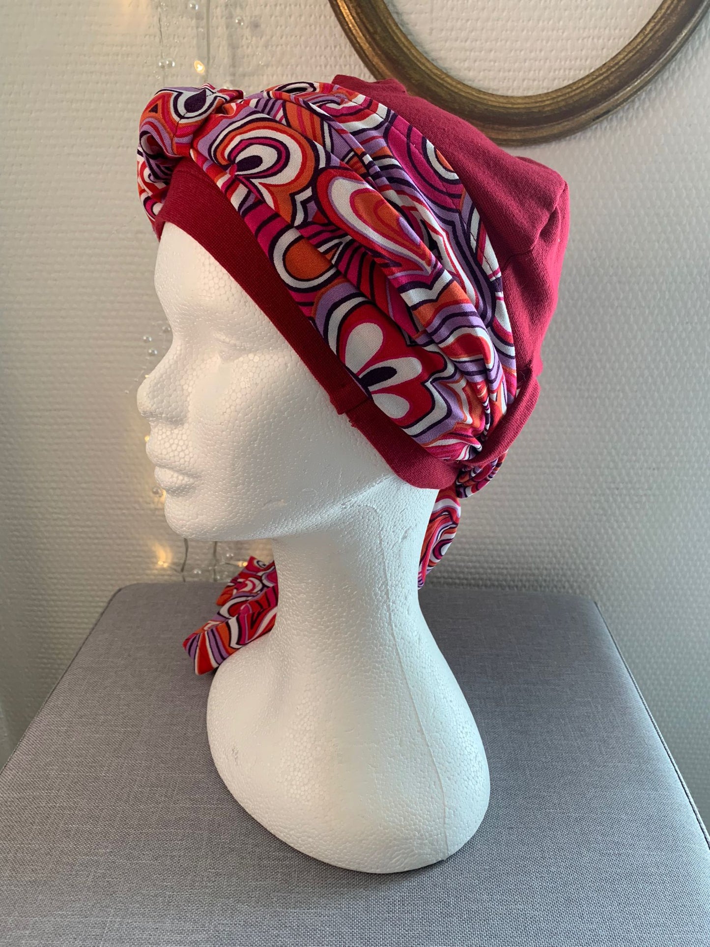 Sublimant 39.G Ensemble bonnet de chimiothérapie/ Alopécie et son foulard