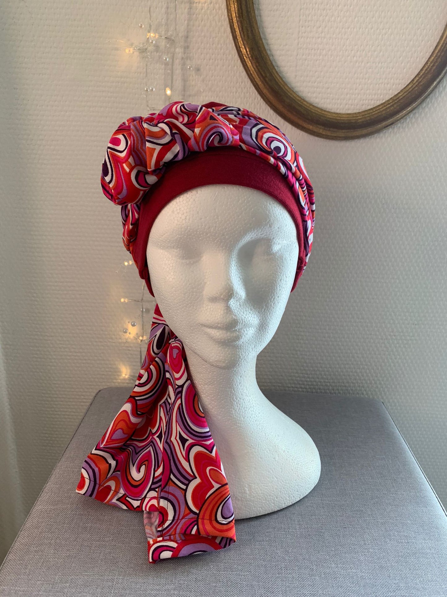 Sublimant 39.G Ensemble bonnet de chimiothérapie/ Alopécie et son foulard