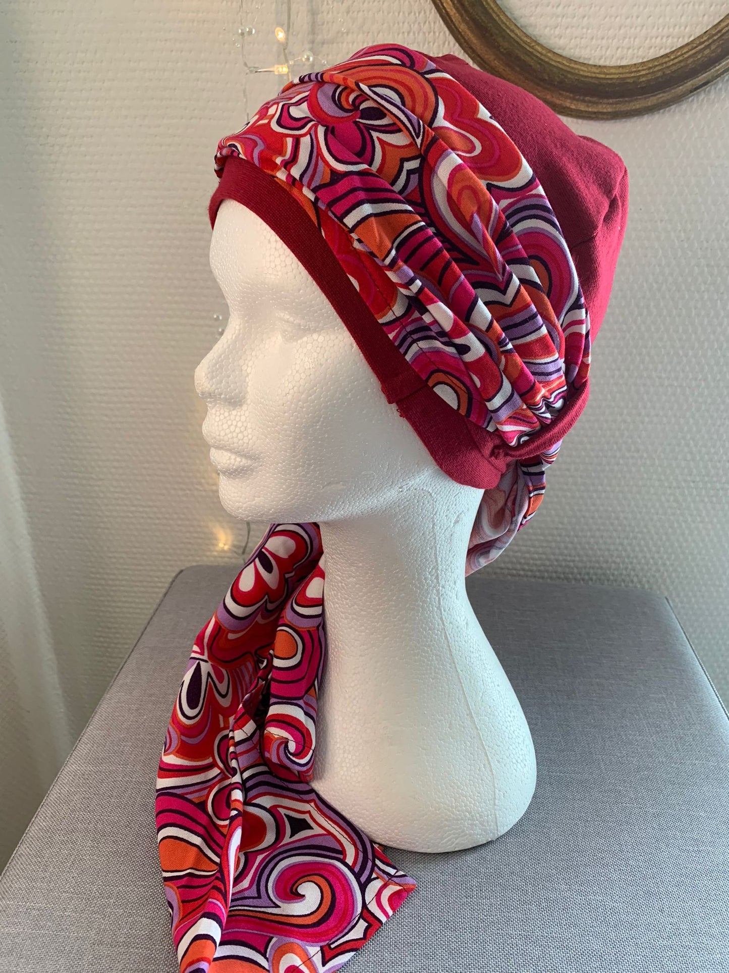 Sublimant 39.G Ensemble bonnet de chimiothérapie/ Alopécie et son foulard