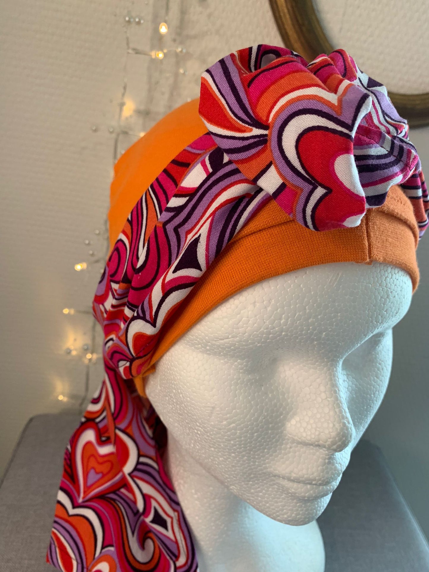 Sublimant 39.O Ensemble bonnet de chimiothérapie/ Alopécie et son foulard