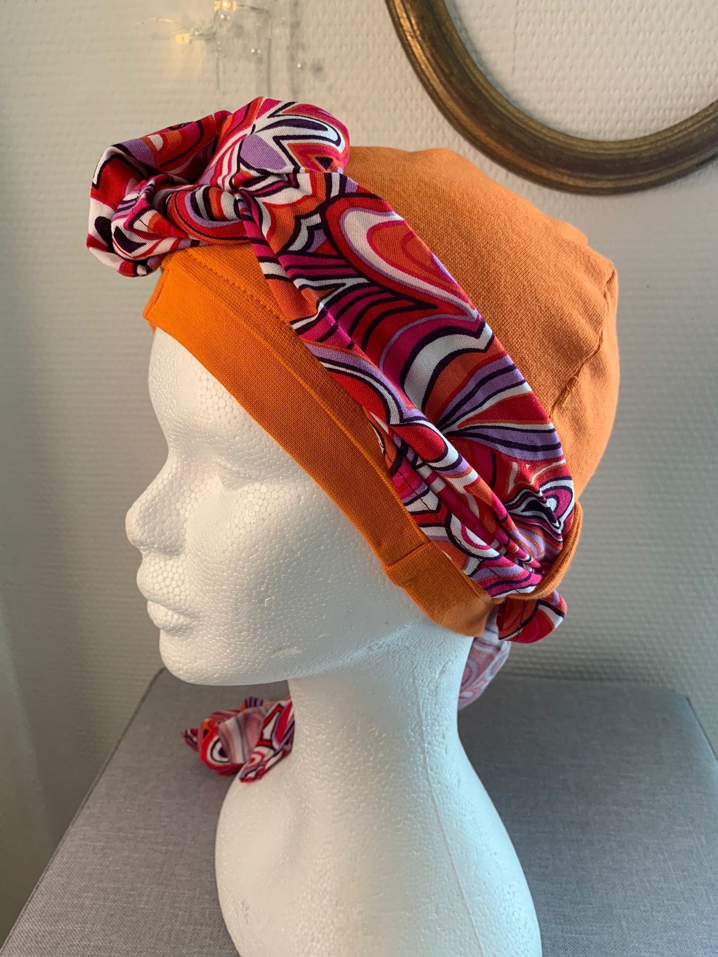 Sublimant 39.O Ensemble bonnet de chimiothérapie/ Alopécie et son foulard