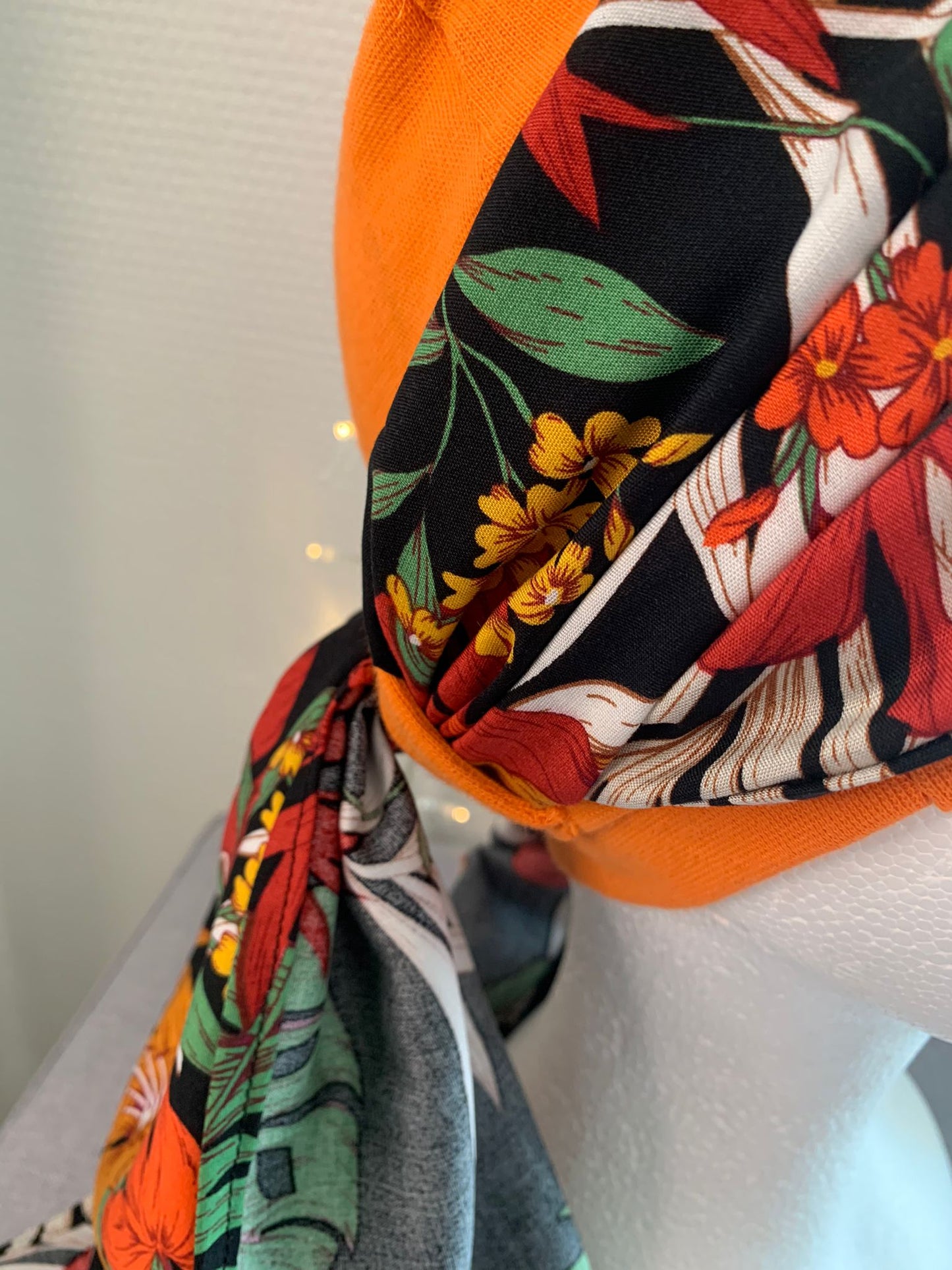 Sublimant 38.O Ensemble bonnet de chimiothérapie/ Alopécie et son foulard