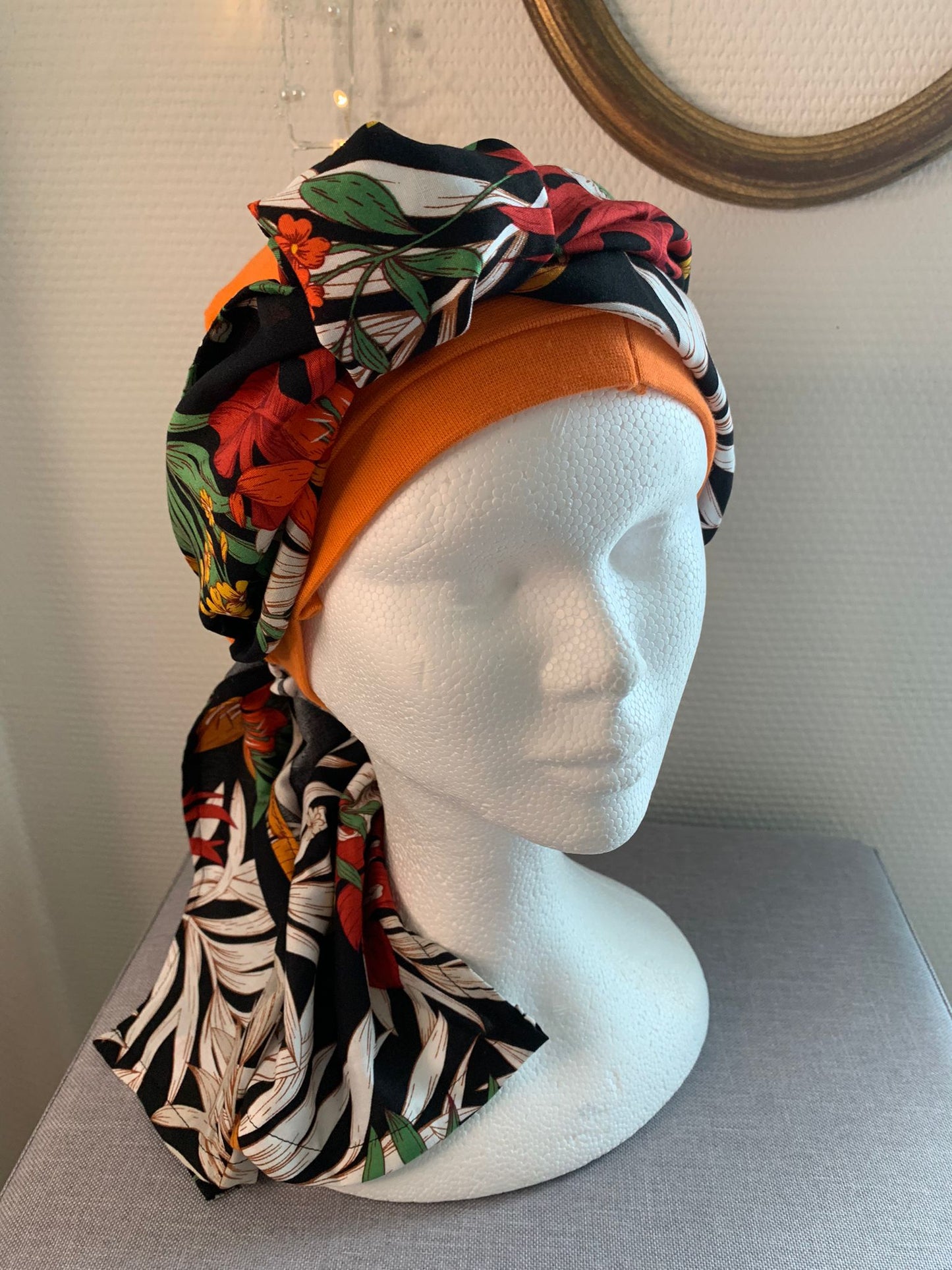 Sublimant 38.O Ensemble bonnet de chimiothérapie/ Alopécie et son foulard