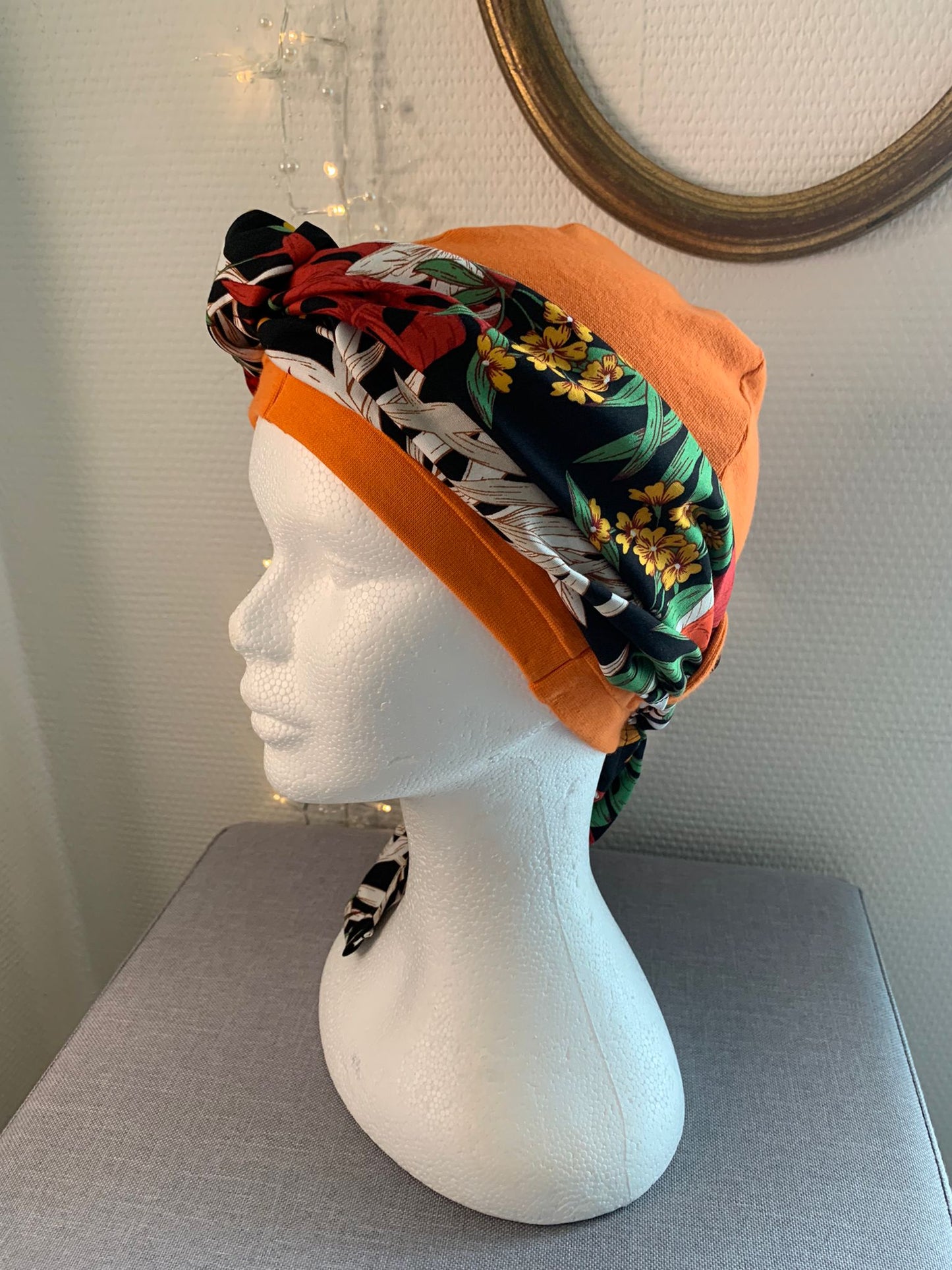 Sublimant 38.O Ensemble bonnet de chimiothérapie/ Alopécie et son foulard