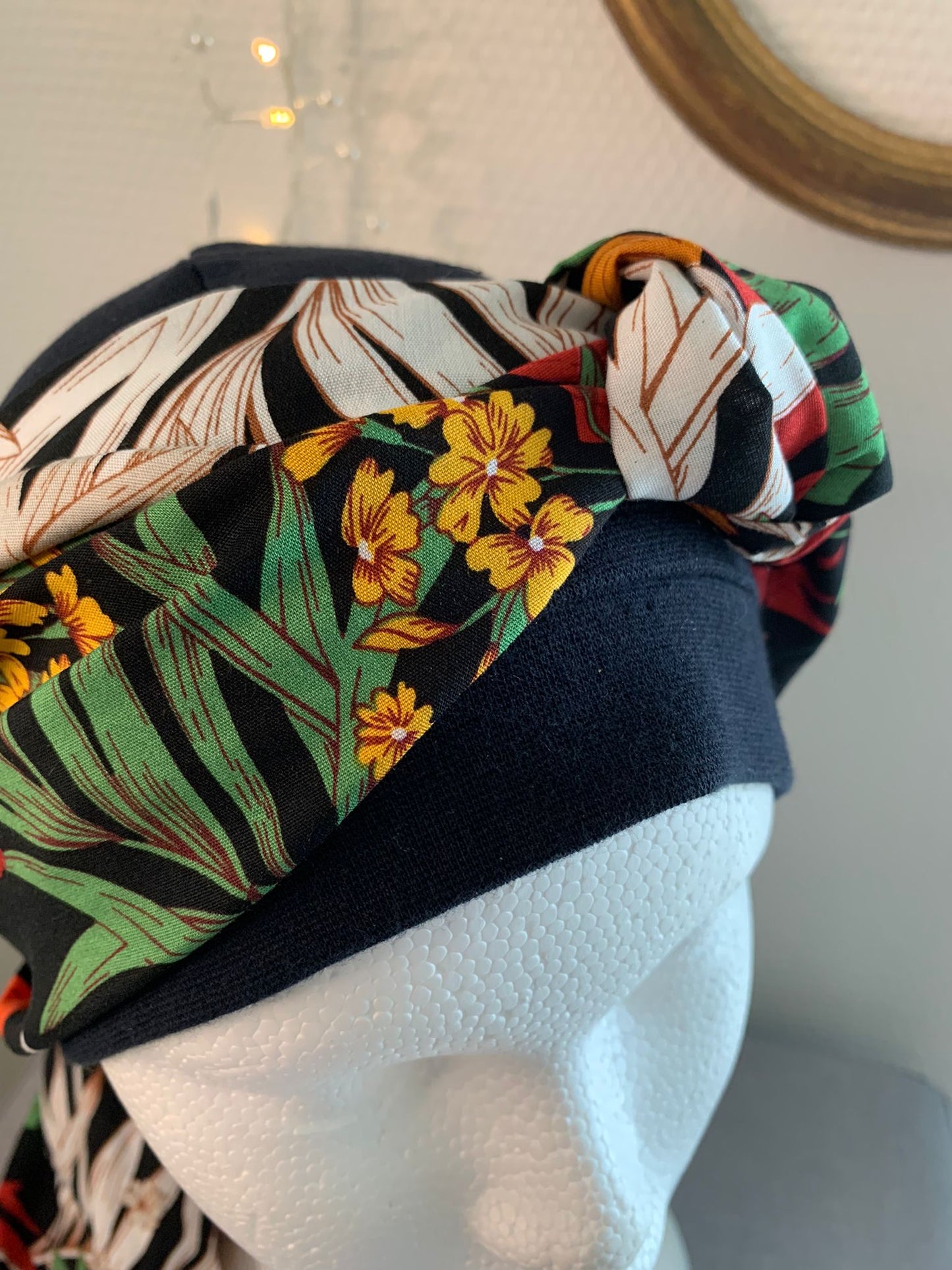 Sublimant 38.N Ensemble bonnet de chimiothérapie/ Alopécie et son foulard