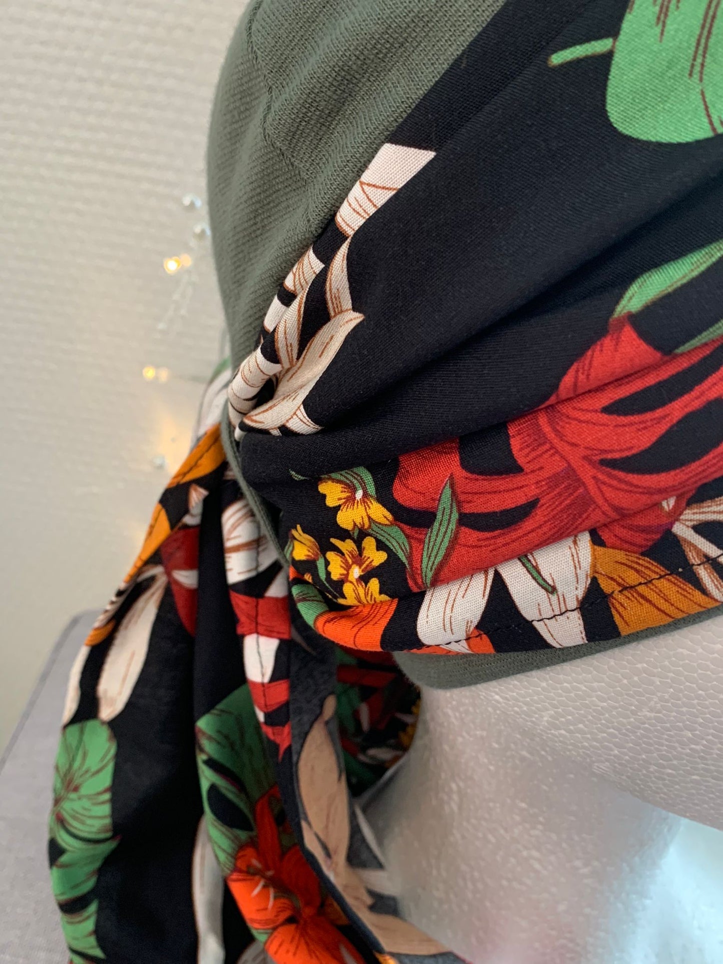 Sublimant 38.V Ensemble bonnet de chimiothérapie/ Alopécie et son foulard
