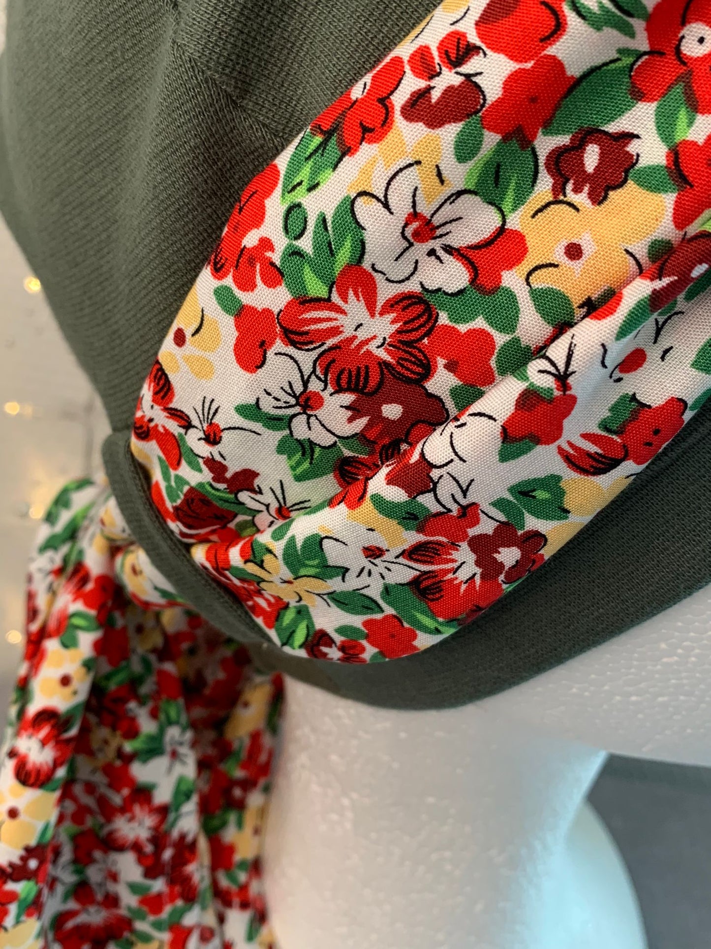 Sublimant 43.V Ensemble bonnet de chimiothérapie/ Alopécie et son foulard