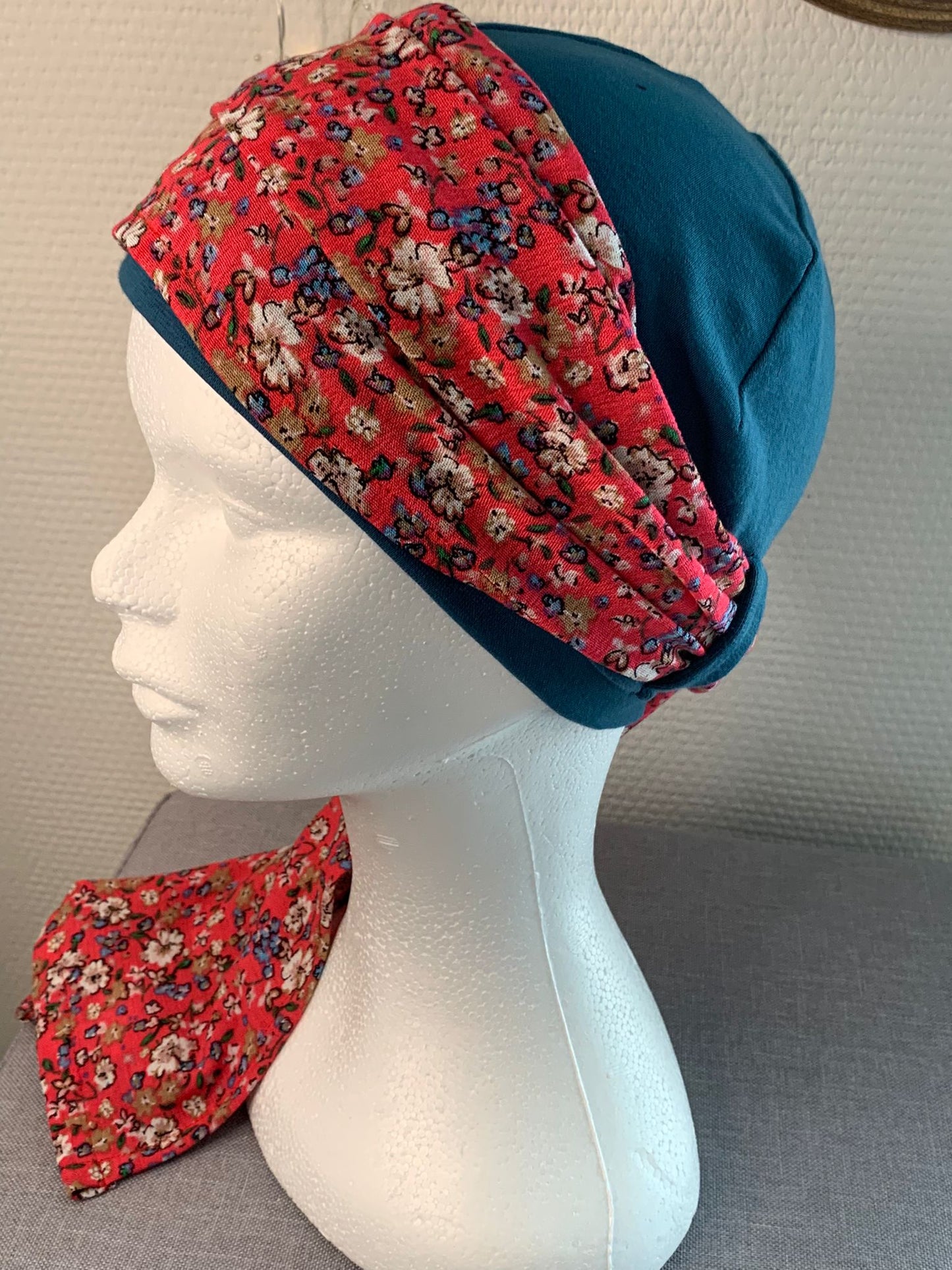 Sublimant 45 Ensemble bonnet de chimiothérapie/ Alopécie et son foulard