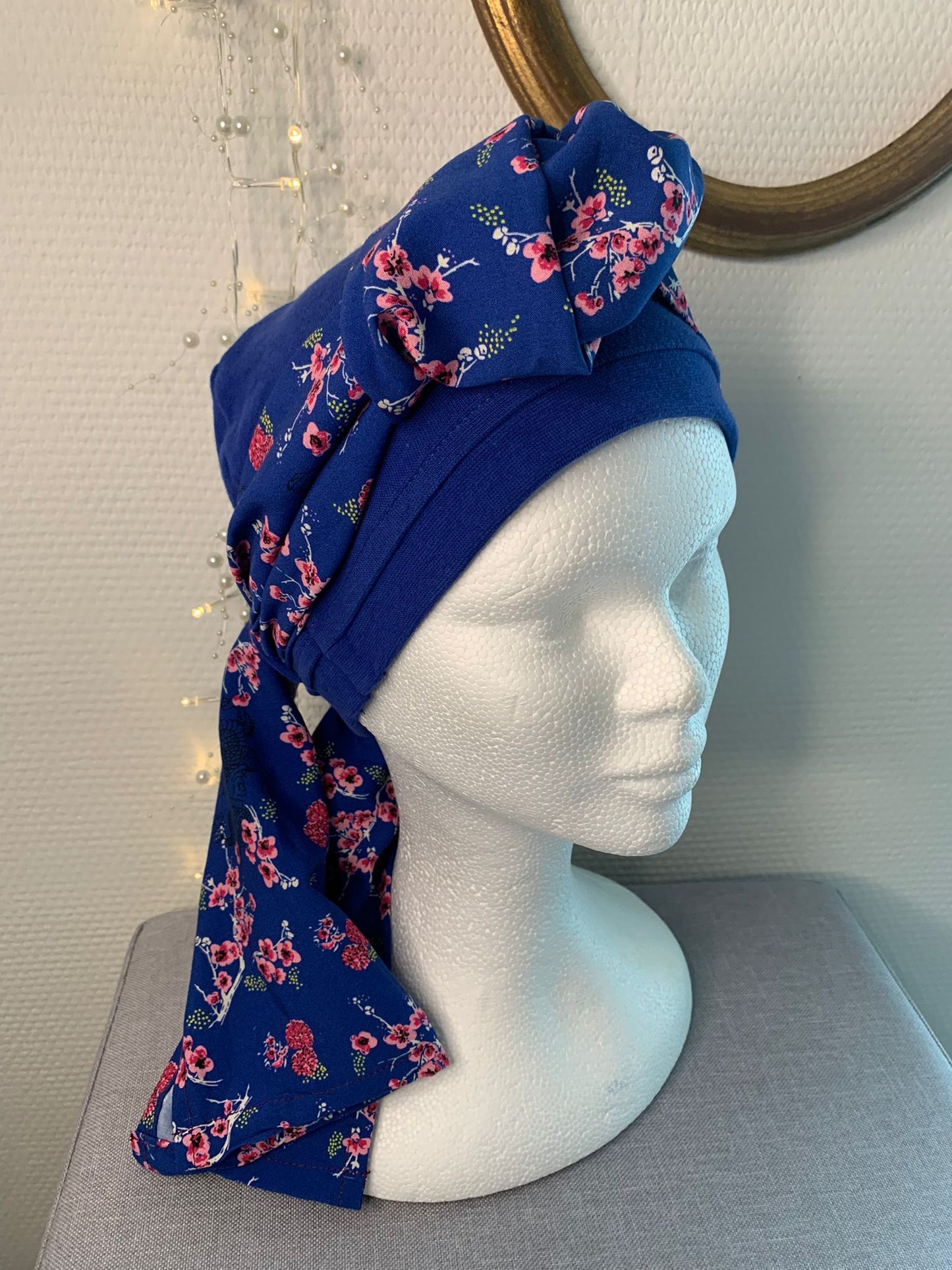 Sublimant 37.B Ensemble Bonnet de chimiothérapie / Alopécie et son foulard