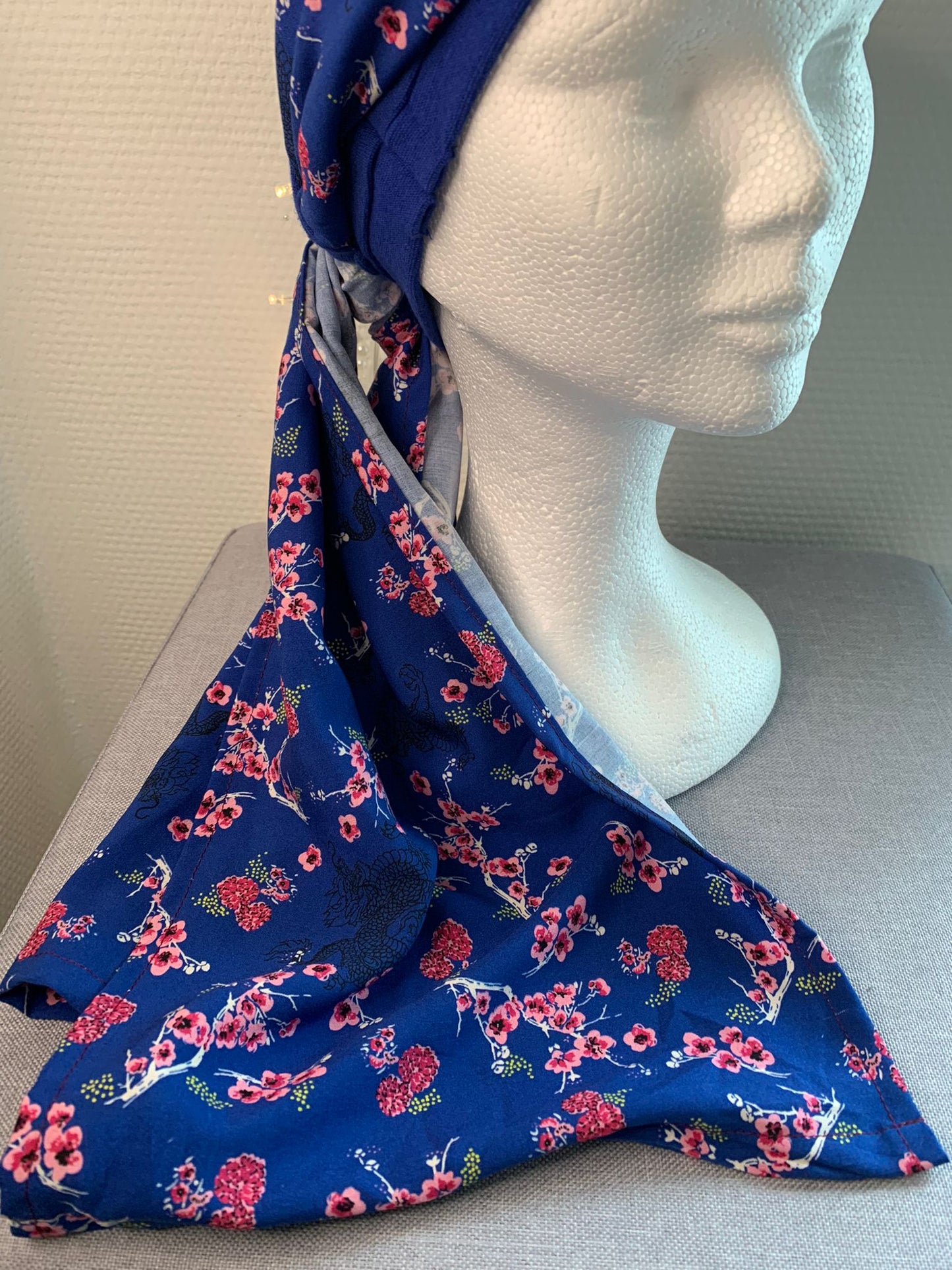 Sublimant 37.B Ensemble Bonnet de chimiothérapie / Alopécie et son foulard