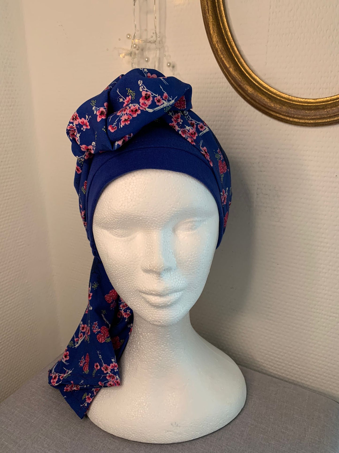 Sublimant 37.B Ensemble Bonnet de chimiothérapie / Alopécie et son foulard