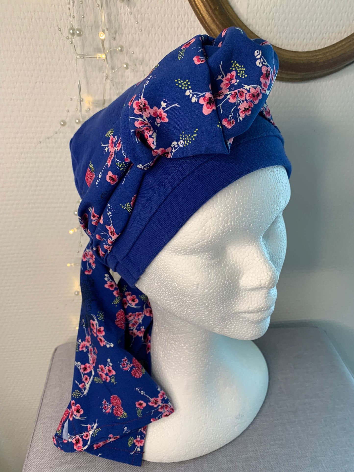 Sublimant 37.B Ensemble Bonnet de chimiothérapie / Alopécie et son foulard