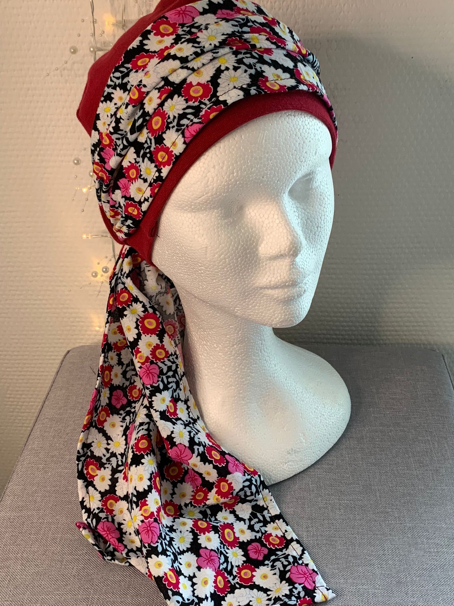 Sublimant 42.G Ensemble bonnet de chimiothérapie / Alopécie et son foulard