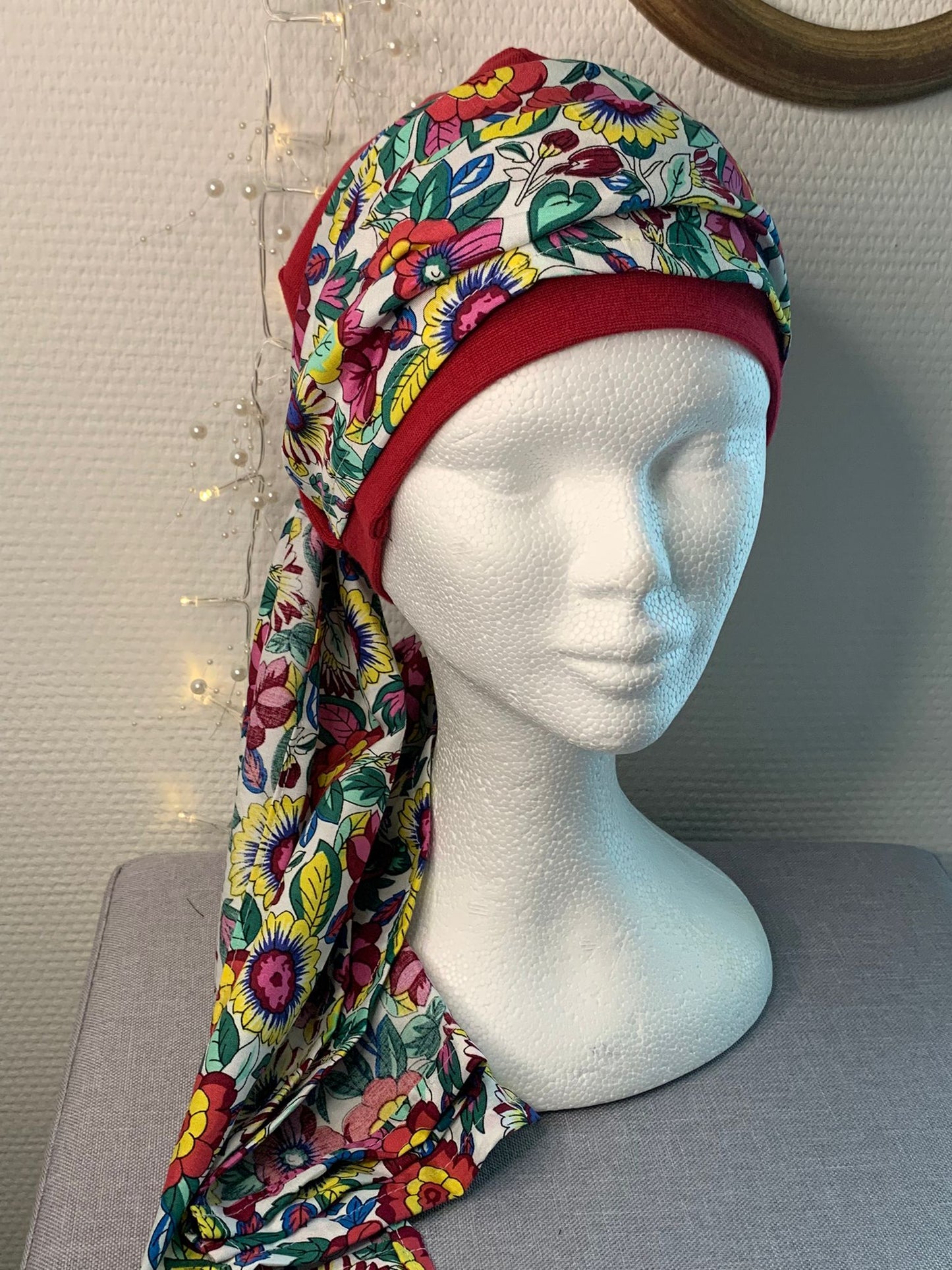 Sublimant 40.G Ensemble bonnet de chimiothérapie/Alopécie et son foulard