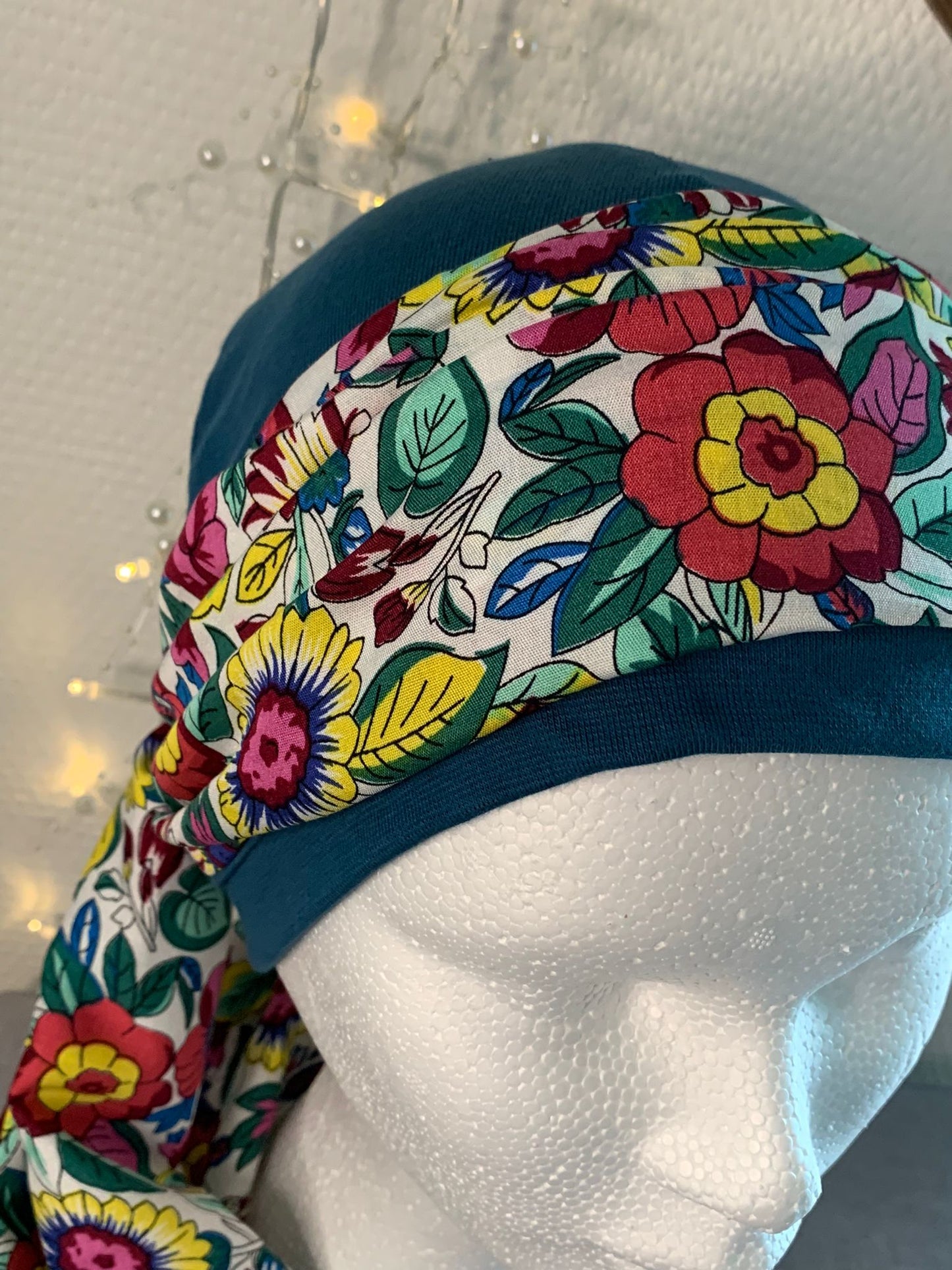 Sublimant 40.B Ensemble bonnet de chimiothérapie/ Alopécie et son foulard