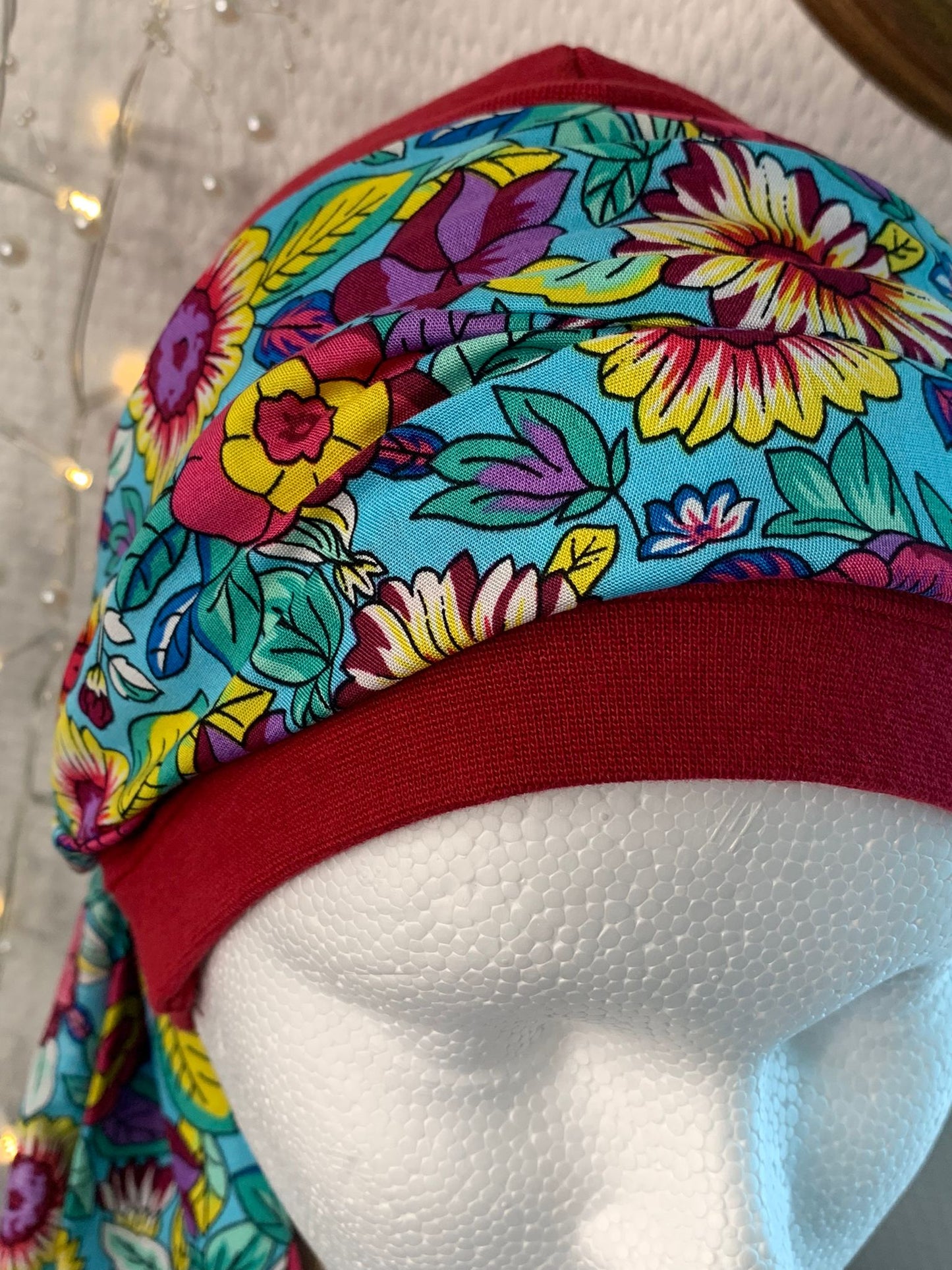 Sublimant 46.G Ensemble bonnet de chimiothérapie/Alopécie et son foulard