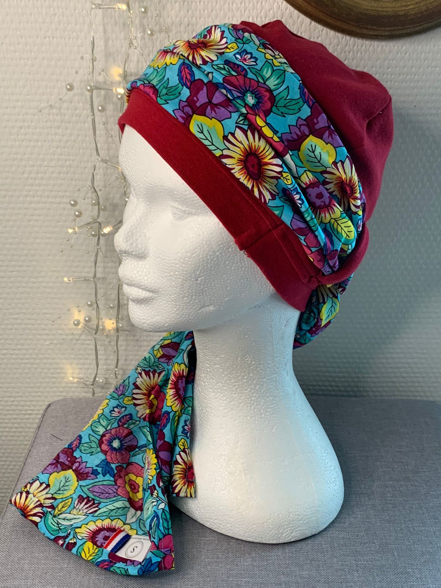 Sublimant 46.G Ensemble bonnet de chimiothérapie/Alopécie et son foulard