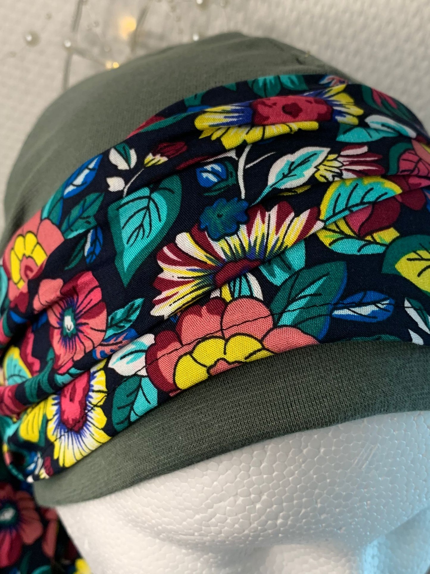 Sublimant 44.V Ensemble bonnet de chimiothérapie/ Alopécie et son foulard