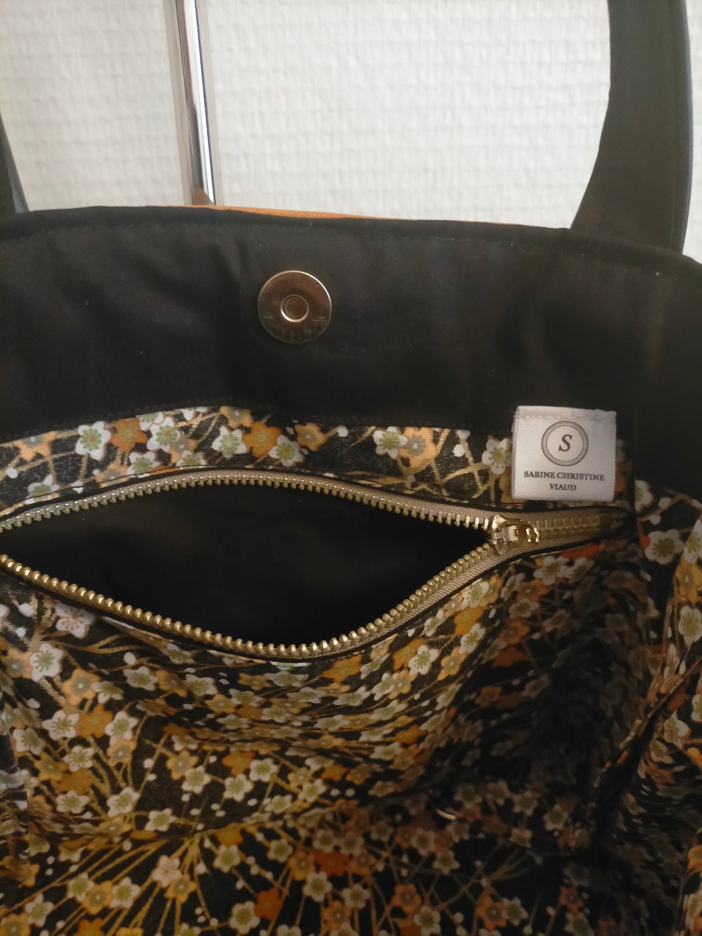 Commande personnalisée Sac cabas sur épaule en simili cuir