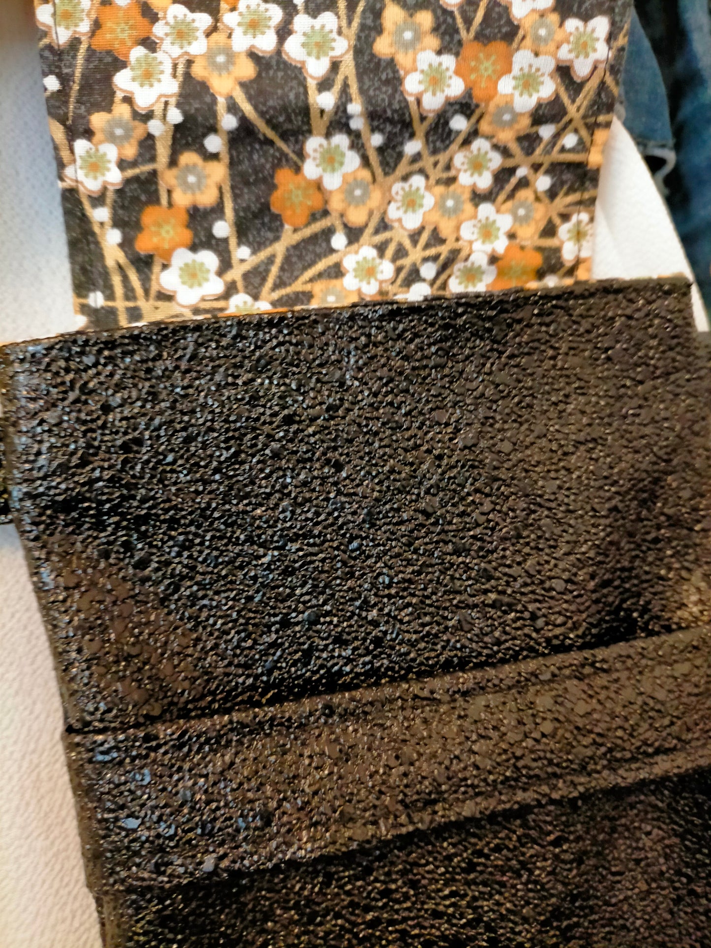 Brillance noire Pochette à bandoulière
