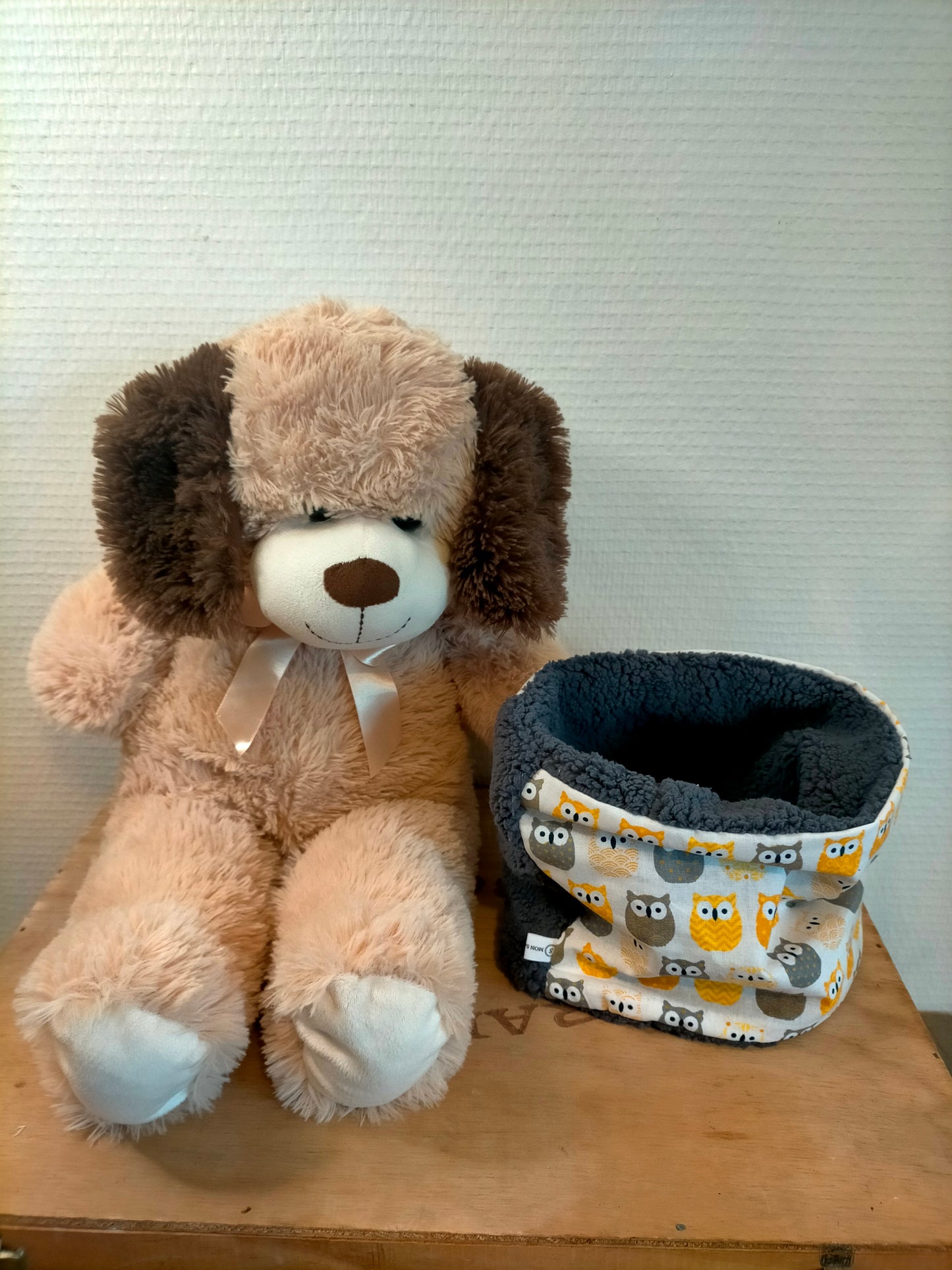 Coucou Hibou gris Snood enfant 3 ans et +