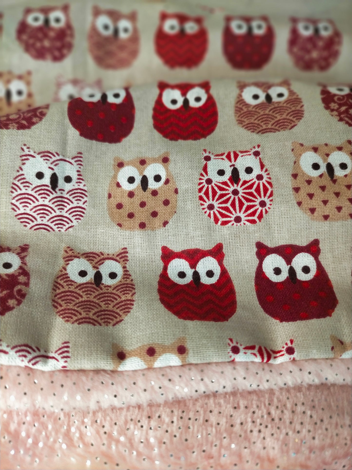 Coucou Hibou rose Snood enfant 3 ans et +