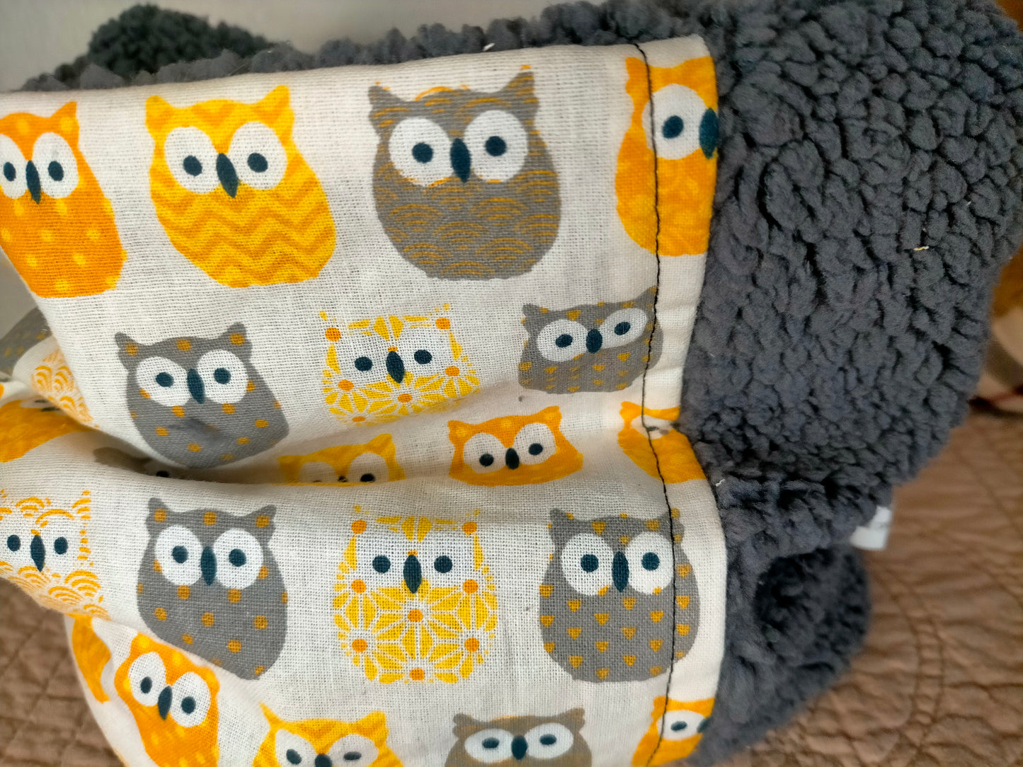 Coucou Hibou gris Snood enfant 3 ans et +