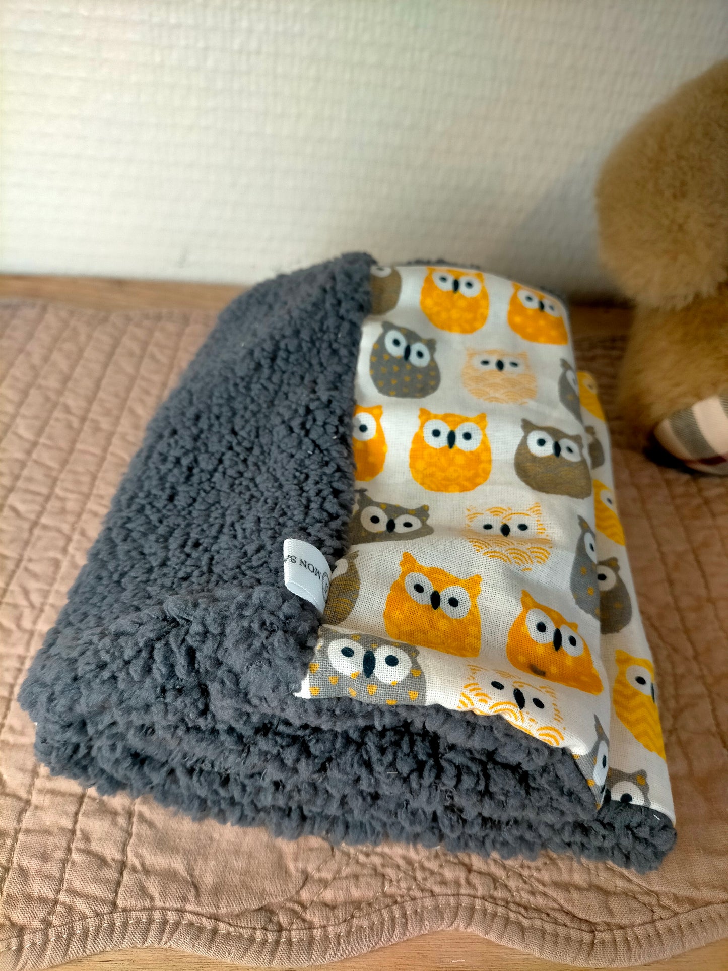 Coucou Hibou gris Snood enfant 3 ans et +