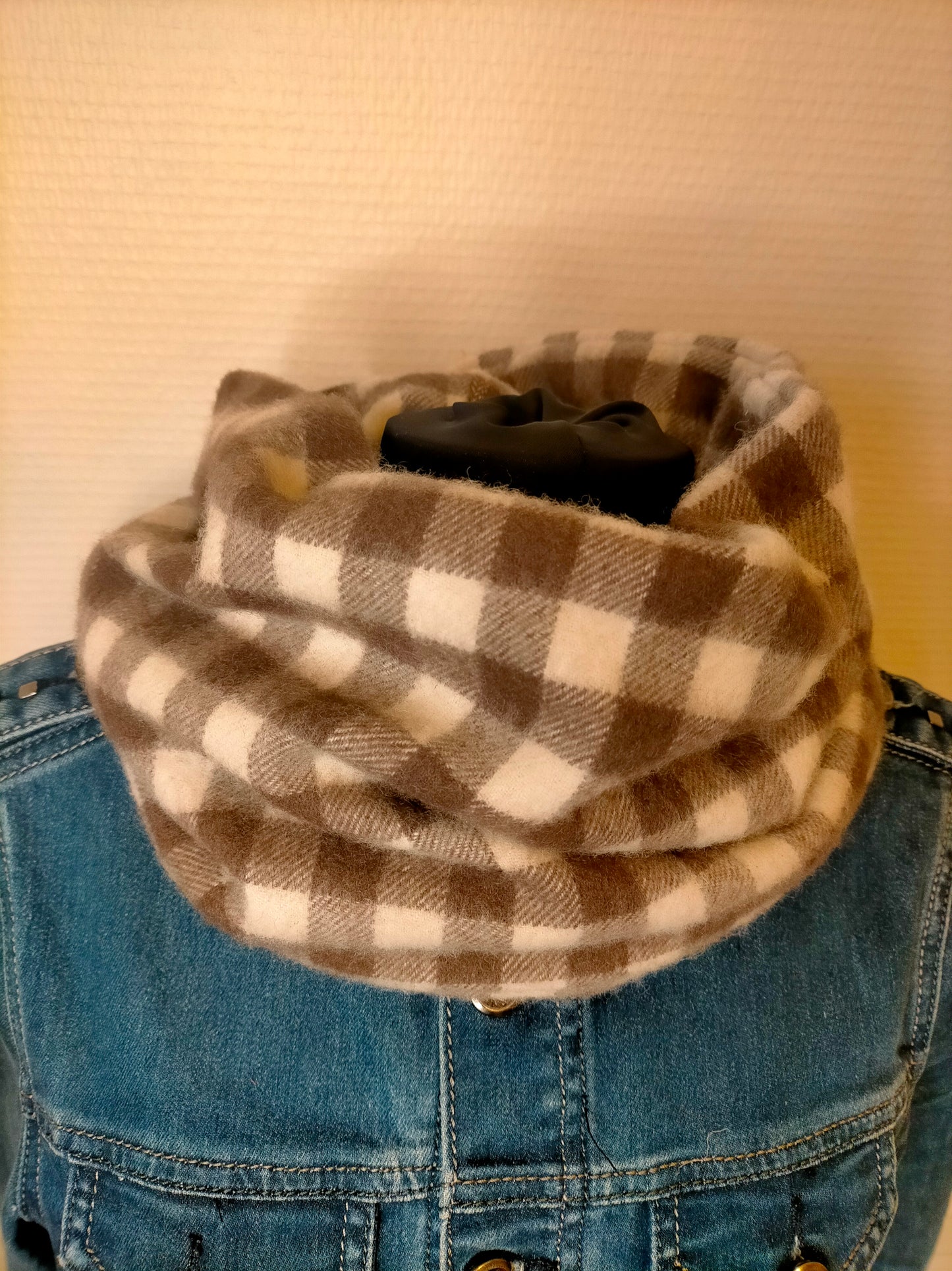 Carreaux et toi Snood / Tour de cou en lainage à carreaux