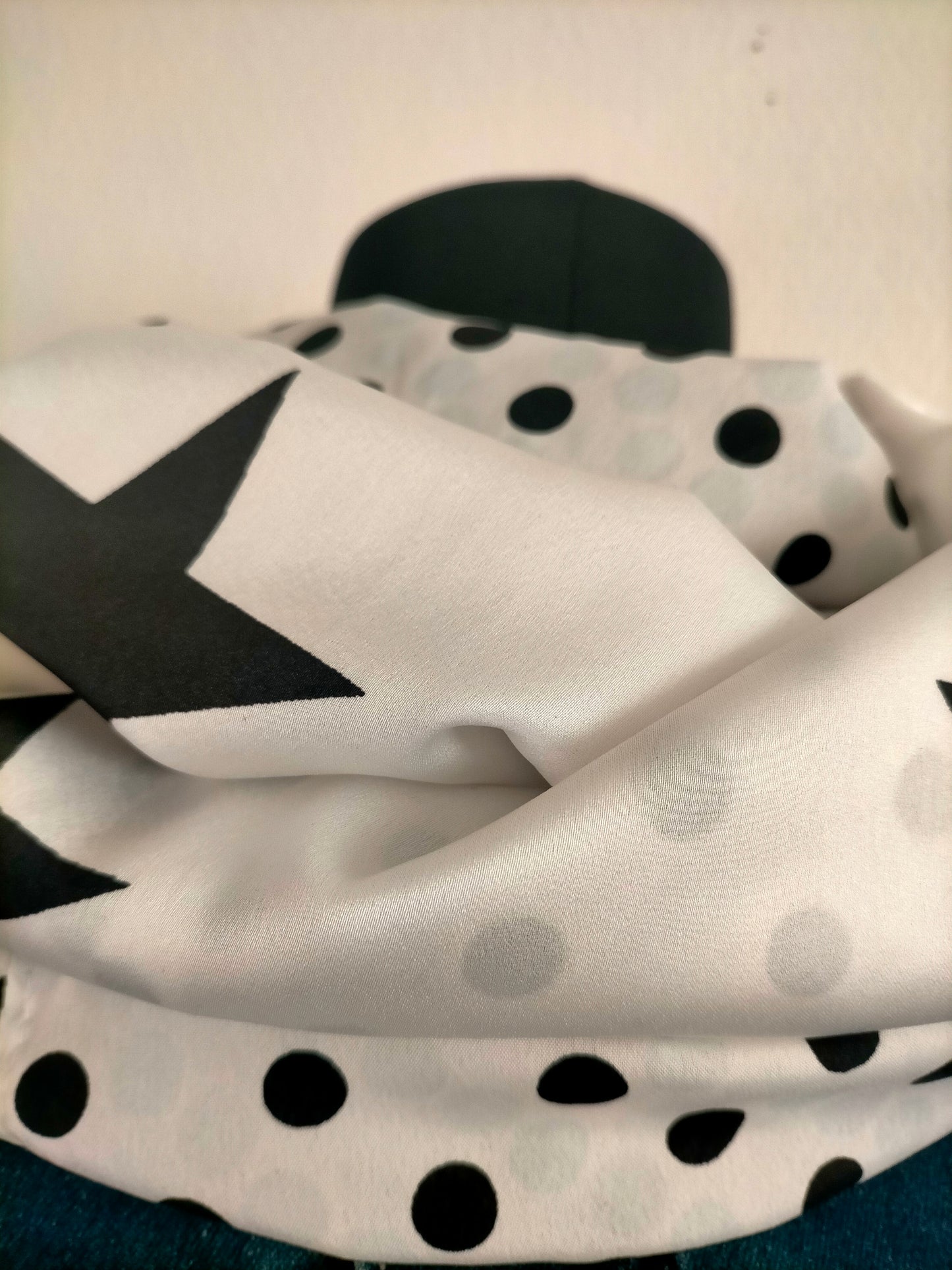 Etoiles & Pois Double snood en viscose