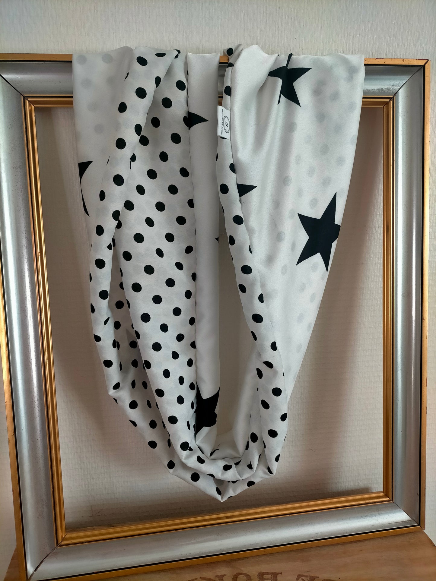 Etoiles & Pois Double snood en viscose