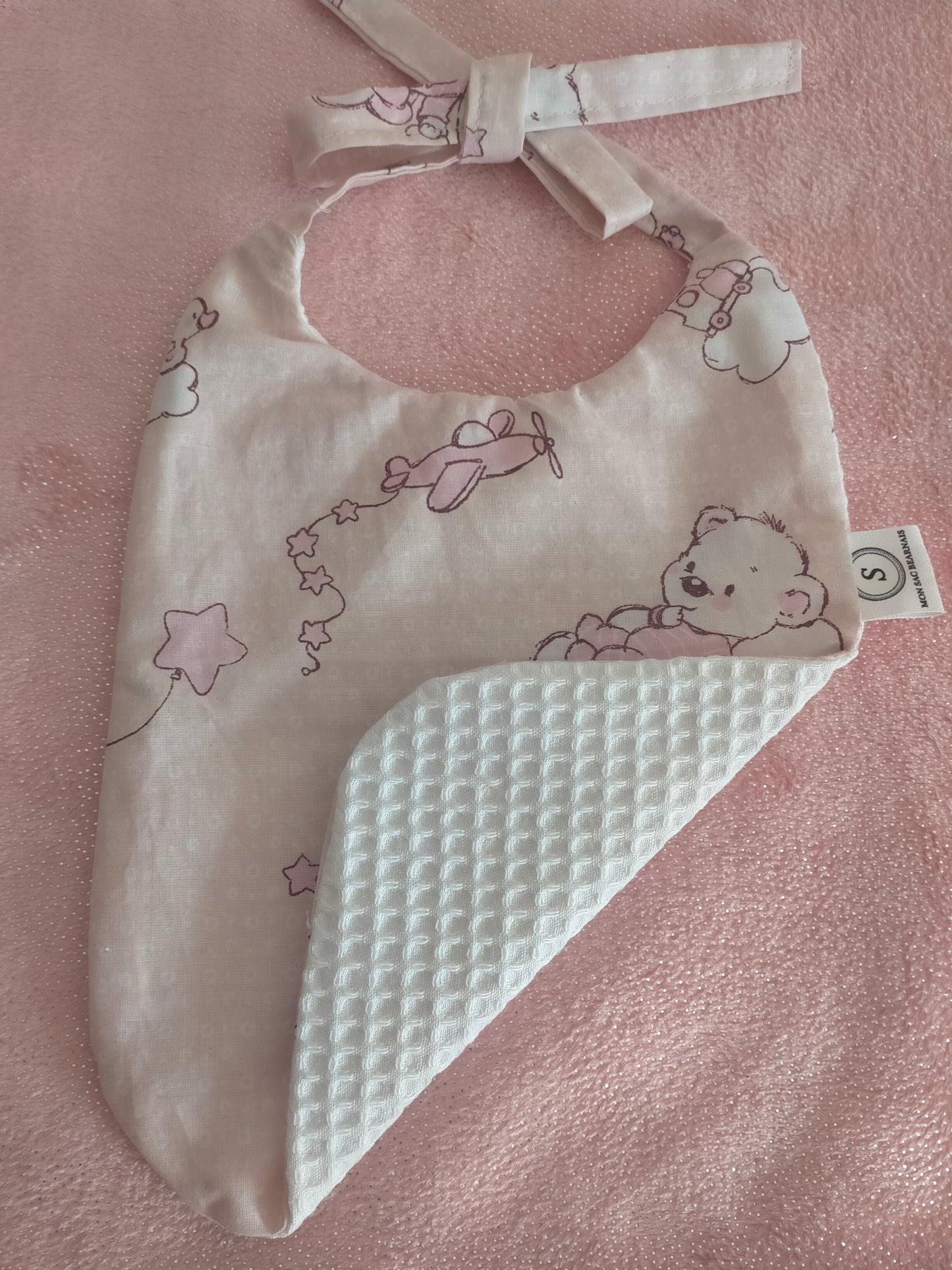 Bavoir bébé dort