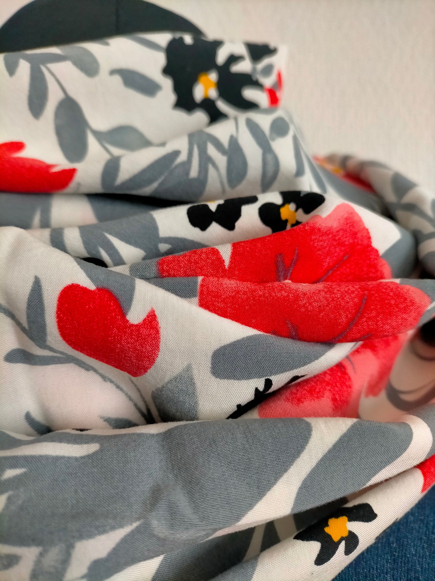 Après midi de printemps Foulard double snood en viscose