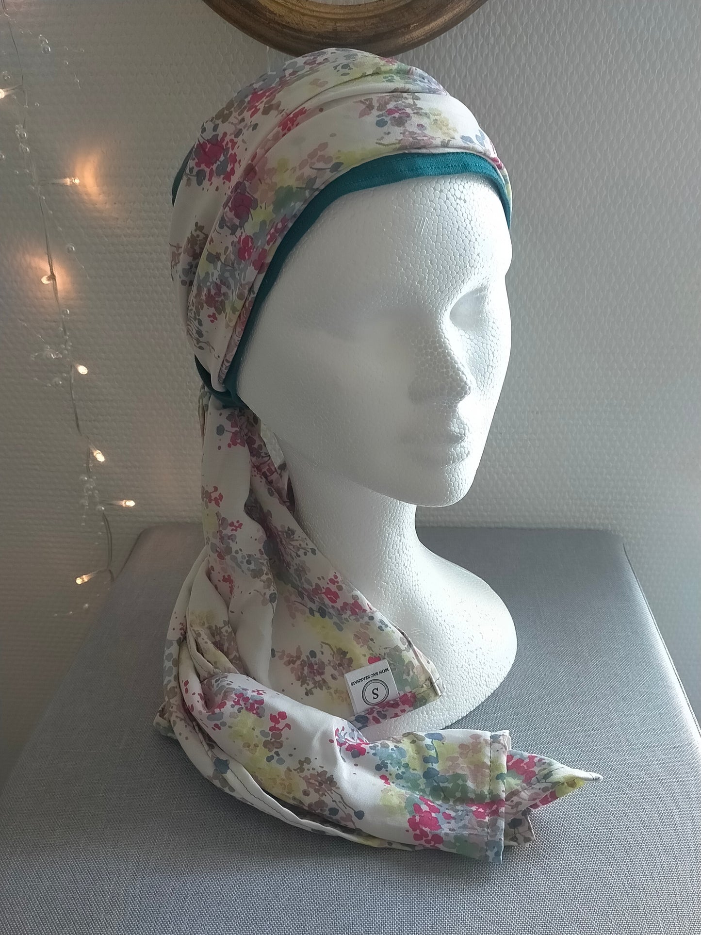 Sublimant 17 Ensemble bonnet de chimiothérapie/Alopécie et son foulard