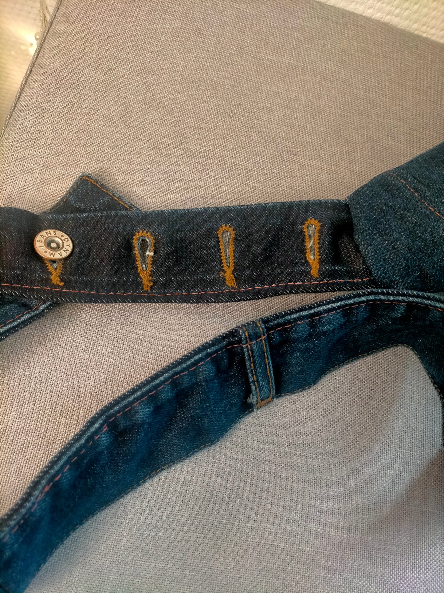 UPCYCLING jeans Sac banane en jeans