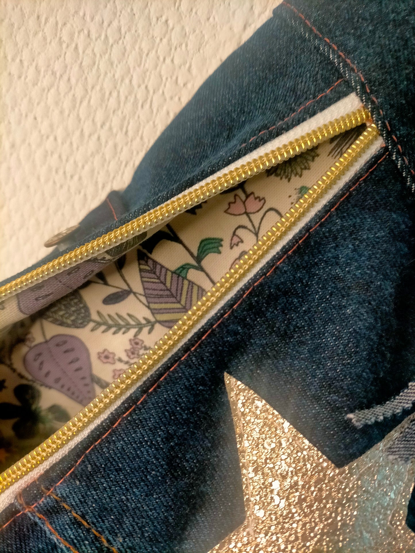 UPCYCLING jeans Sac banane en jeans