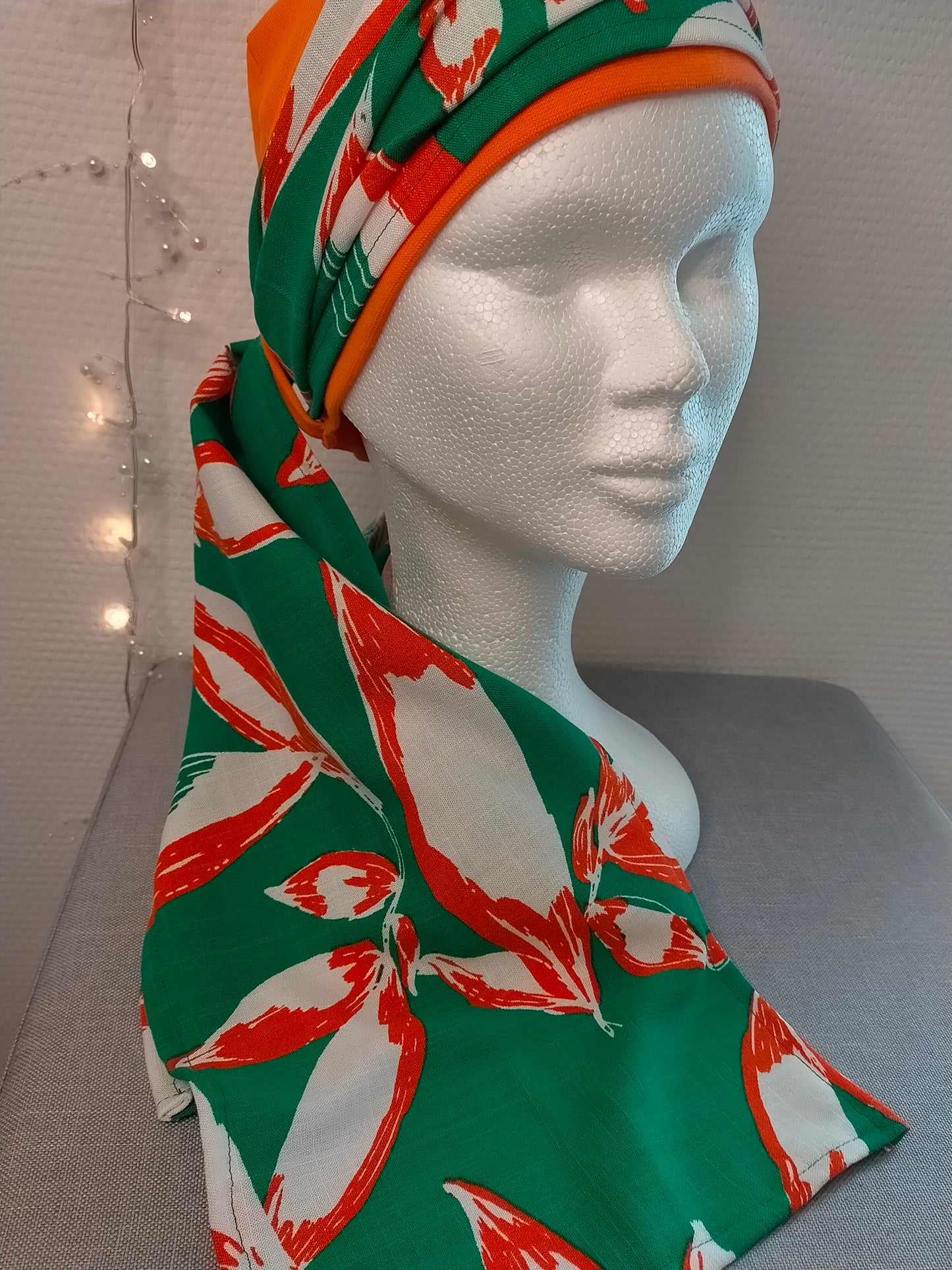 Sublimant 27 Ensemble bonnet de chimiothérapie/ Alopécie et son foulard