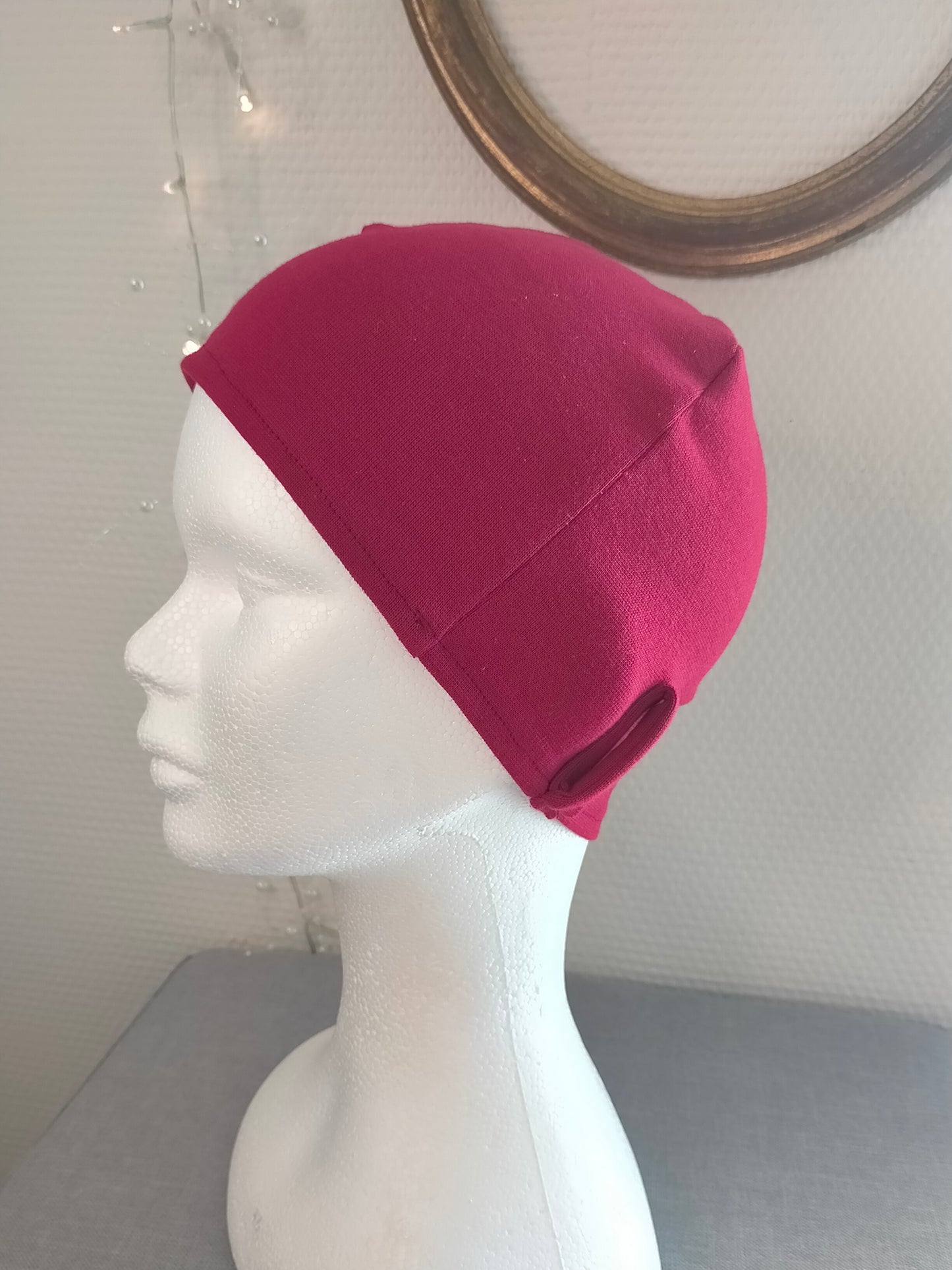 Sublimant 33 Ensemble bonnet de chimiothérapie/Alopécie et son foulard REVERSIBLE crêpe et voile