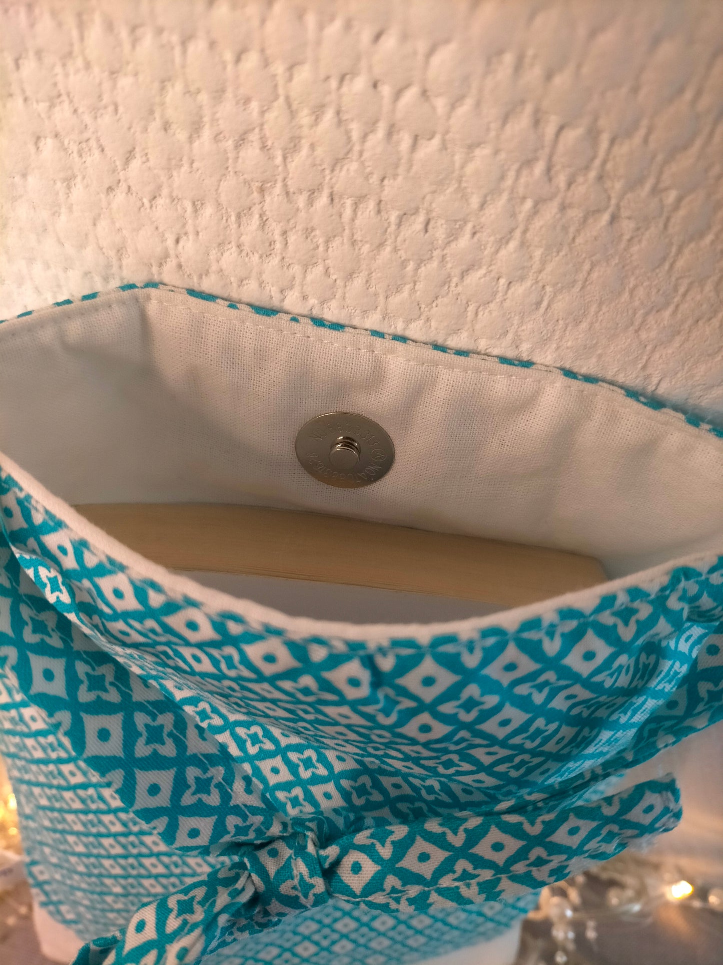 Turquoise Pochette pour livre de poche