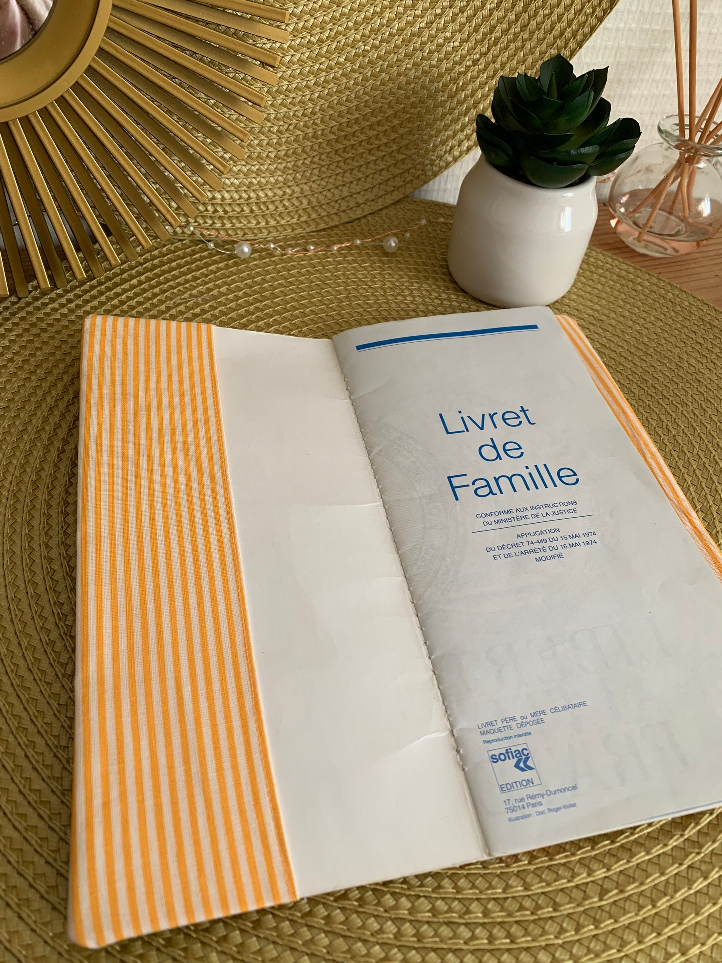 Protège livret de famille 12