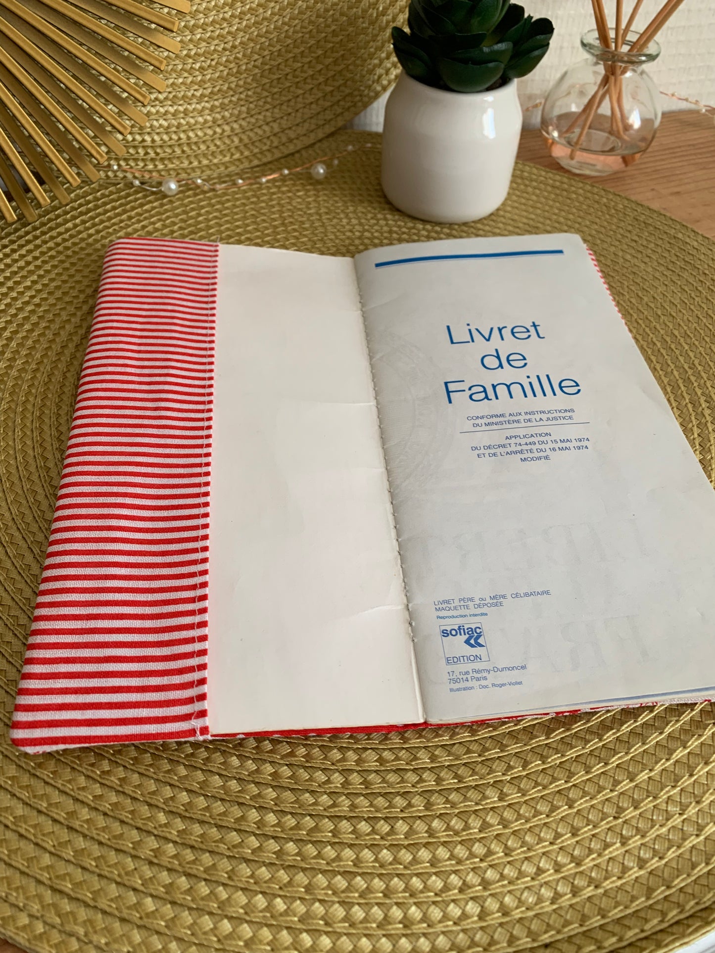 Protège livret de famille 14