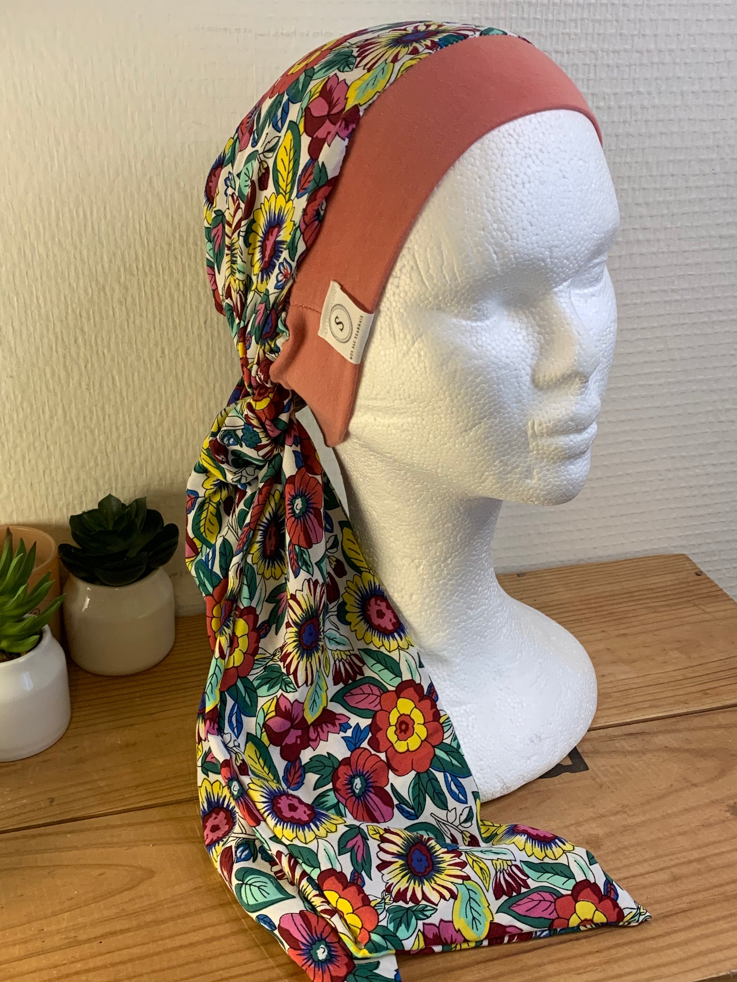 SUBLIMANT Bonnet de chimiothérapie foulard légèreté N5