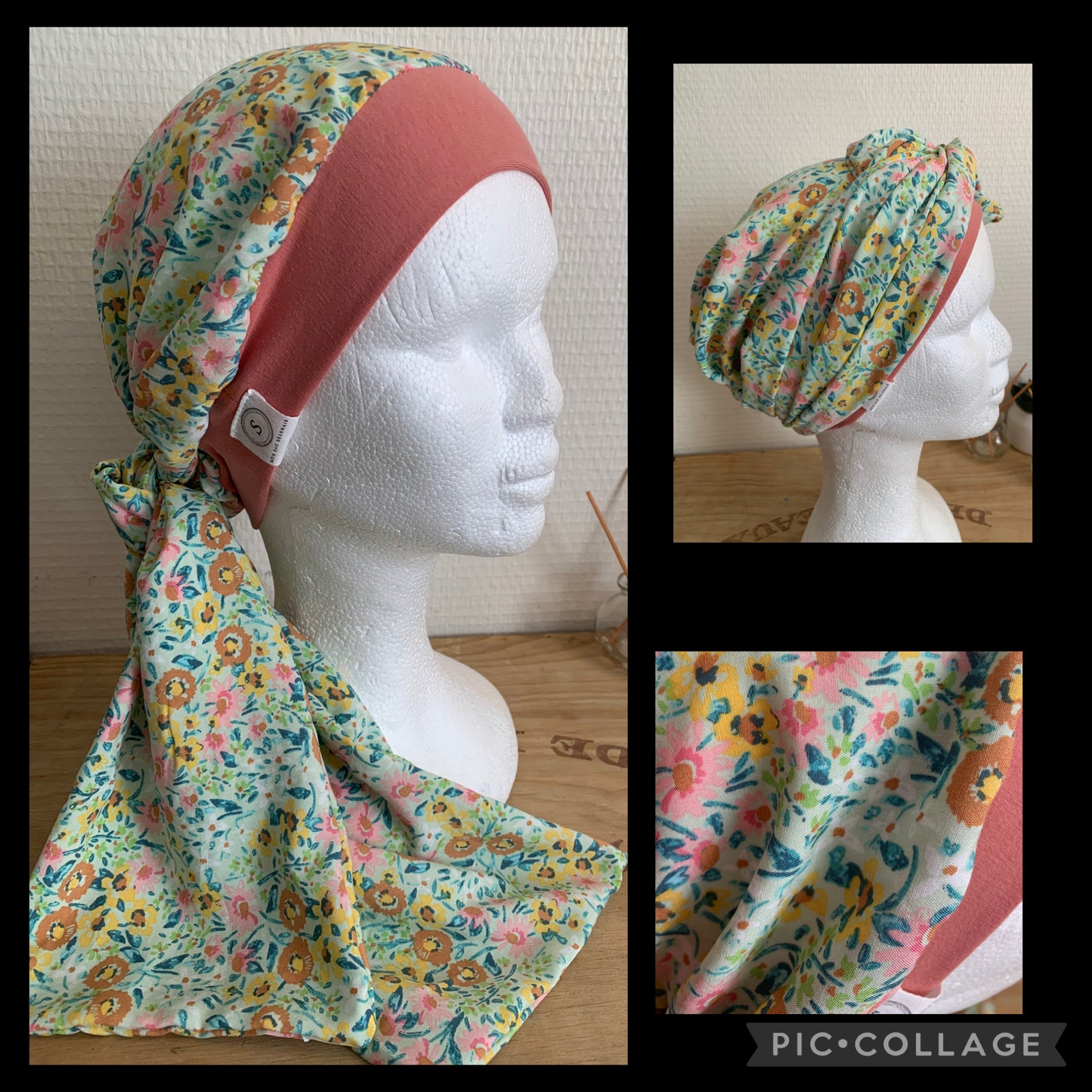 SUBLIMANT Bonnet de chimiothérapie foulard N16