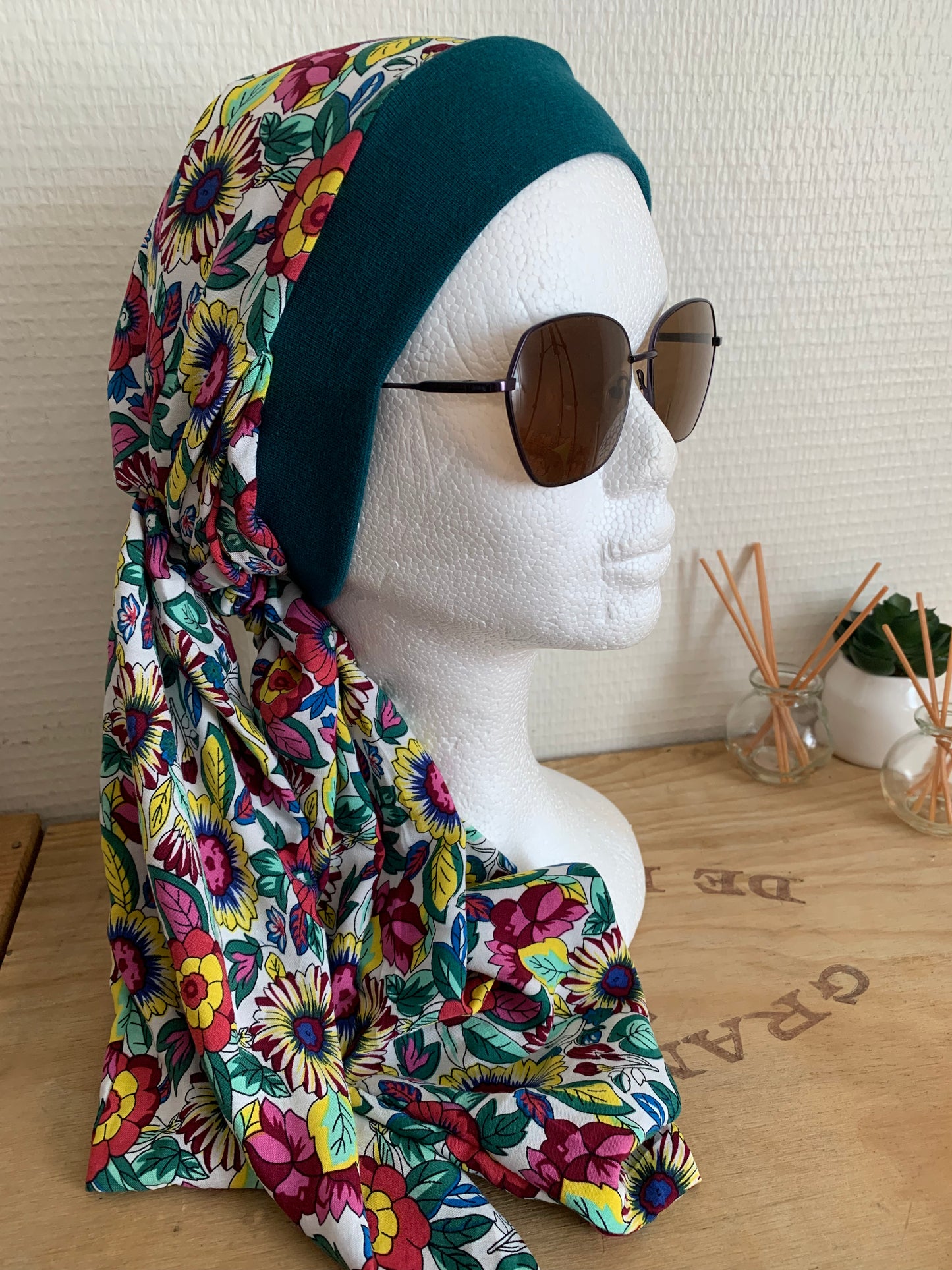 SUBLIMANT Bonnet de chimiothérapie foulard légèreté N2