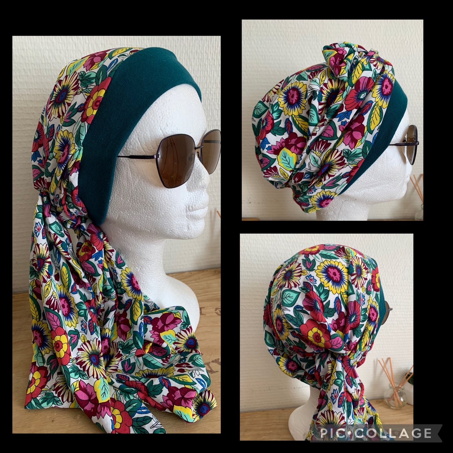 SUBLIMANT Bonnet de chimiothérapie foulard légèreté N2