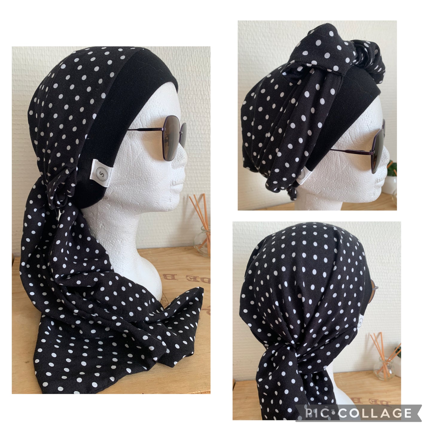 SUBLIMANT Bonnet de chimiothérapie foulard légèreté N3